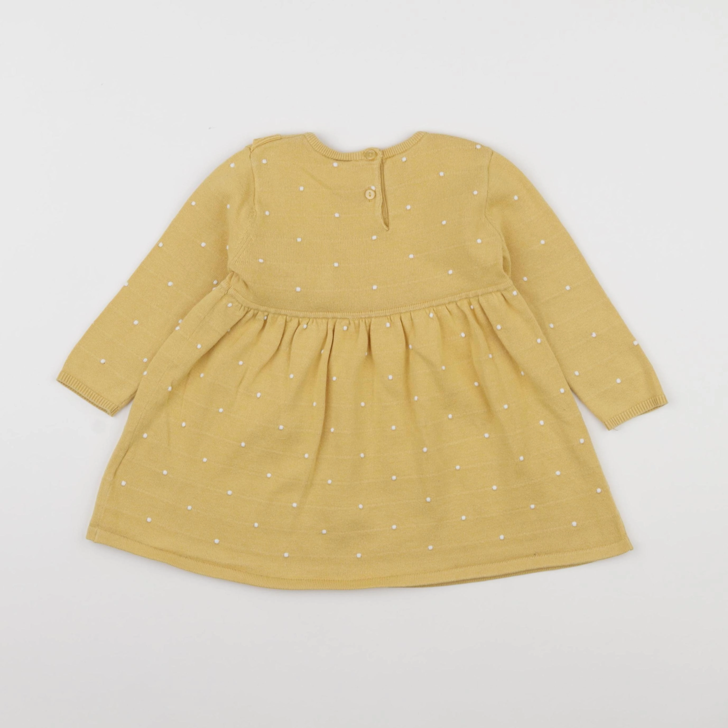 H&M - robe jaune - 9/12 mois