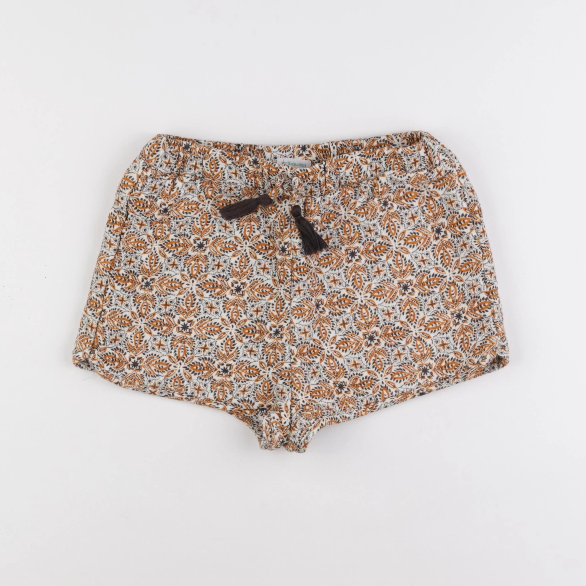Vertbaudet - short marron - 8 ans