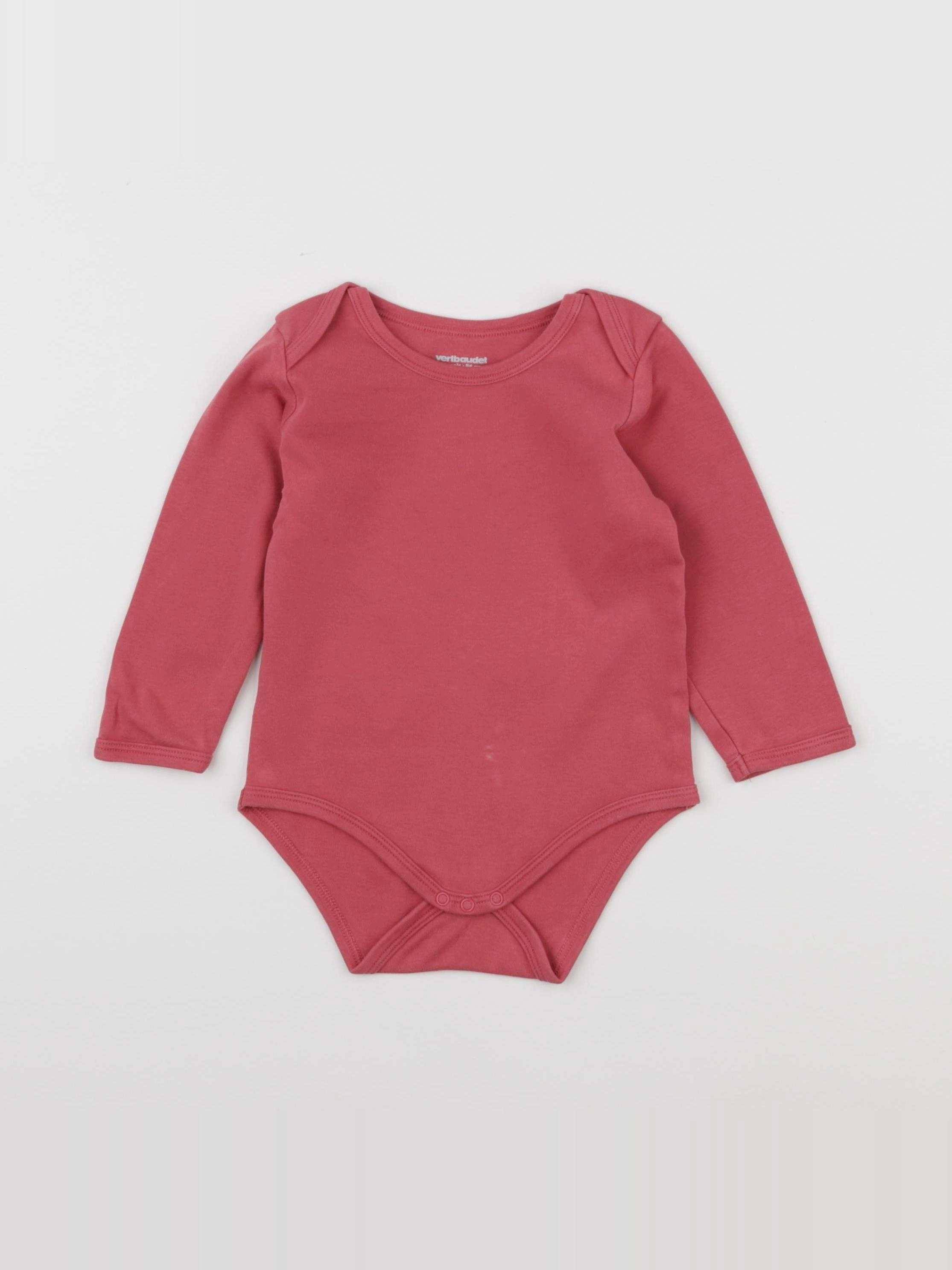 Vertbaudet - body rose - 24 mois