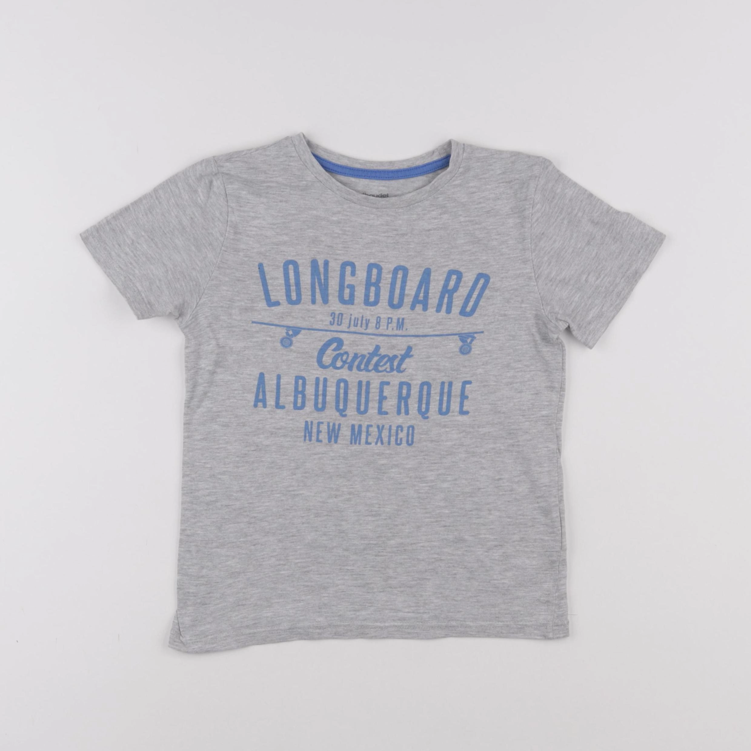 Vertbaudet - tee-shirt gris - 6 ans
