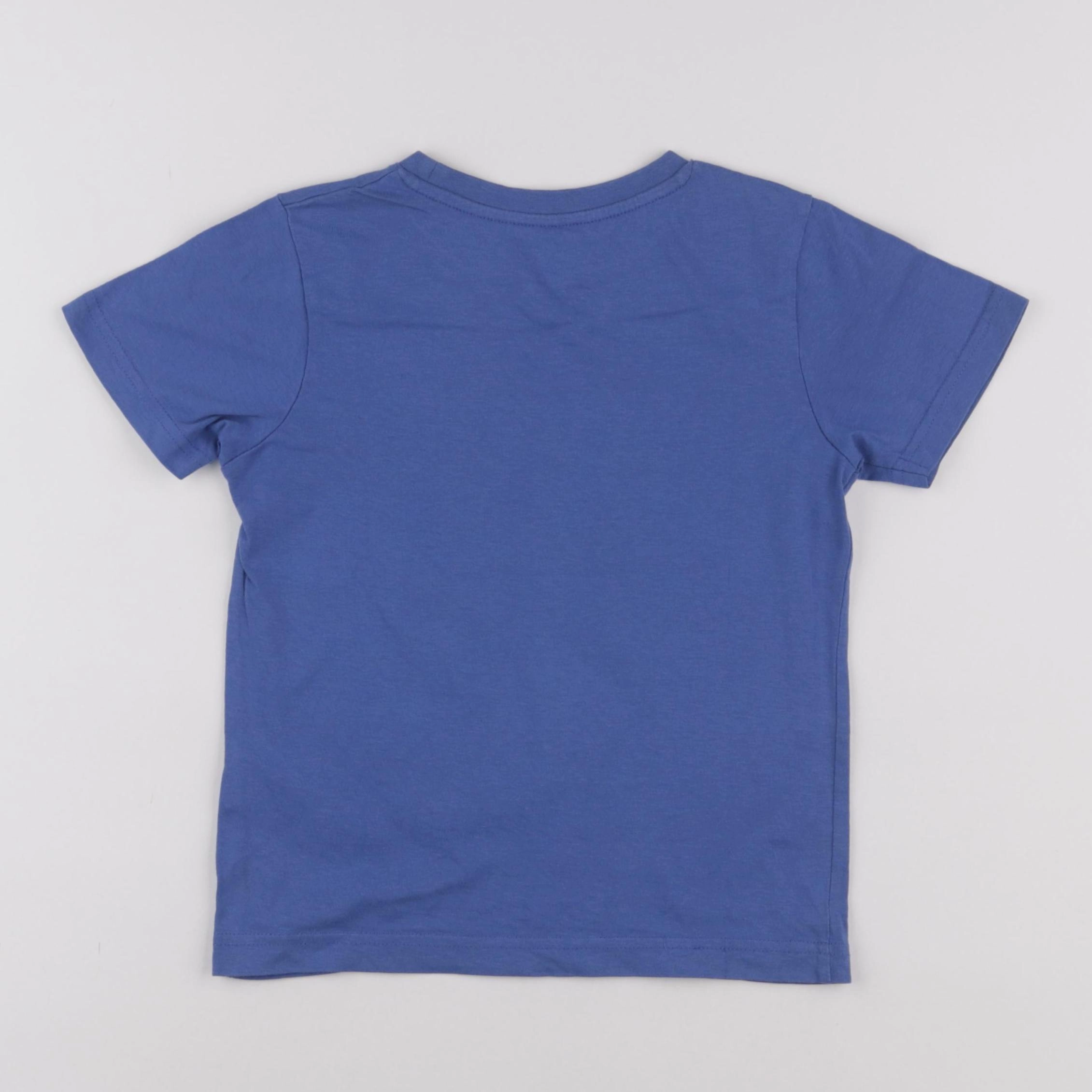 Vertbaudet - tee-shirt bleu - 6 ans