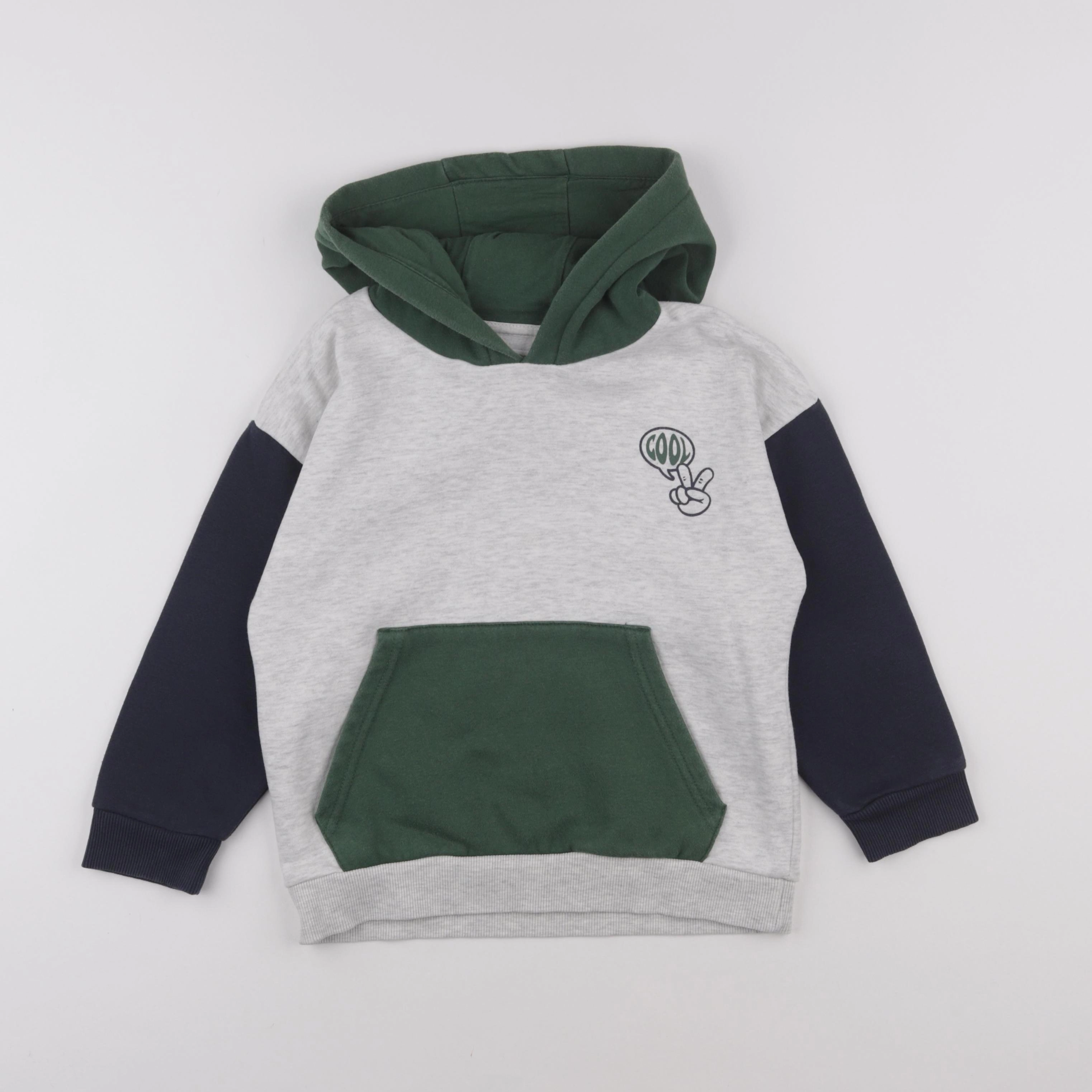 Vertbaudet - sweat multicolore - 6 ans