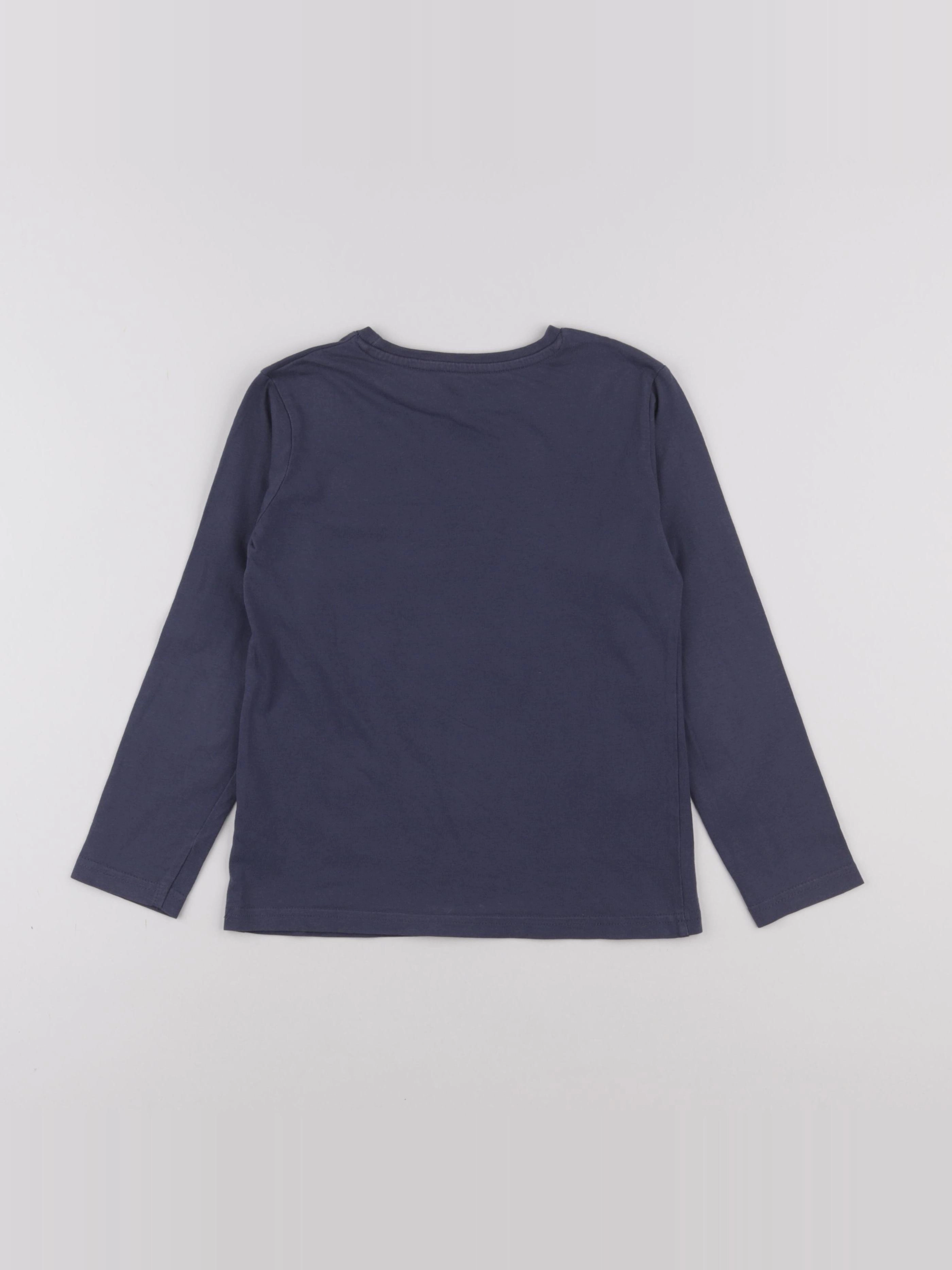Vertbaudet - tee-shirt bleu - 8 ans