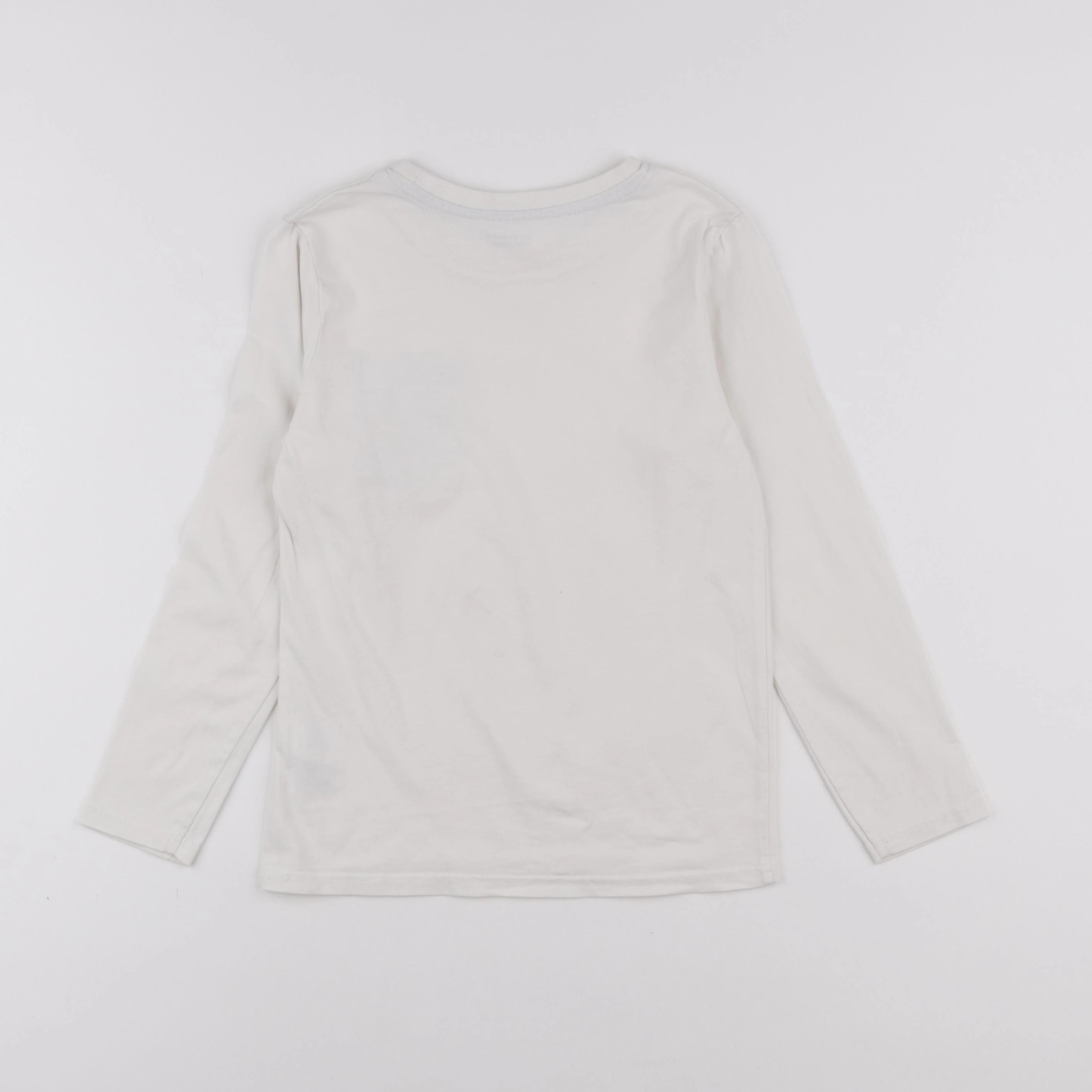 Vertbaudet - tee-shirt blanc - 8 ans