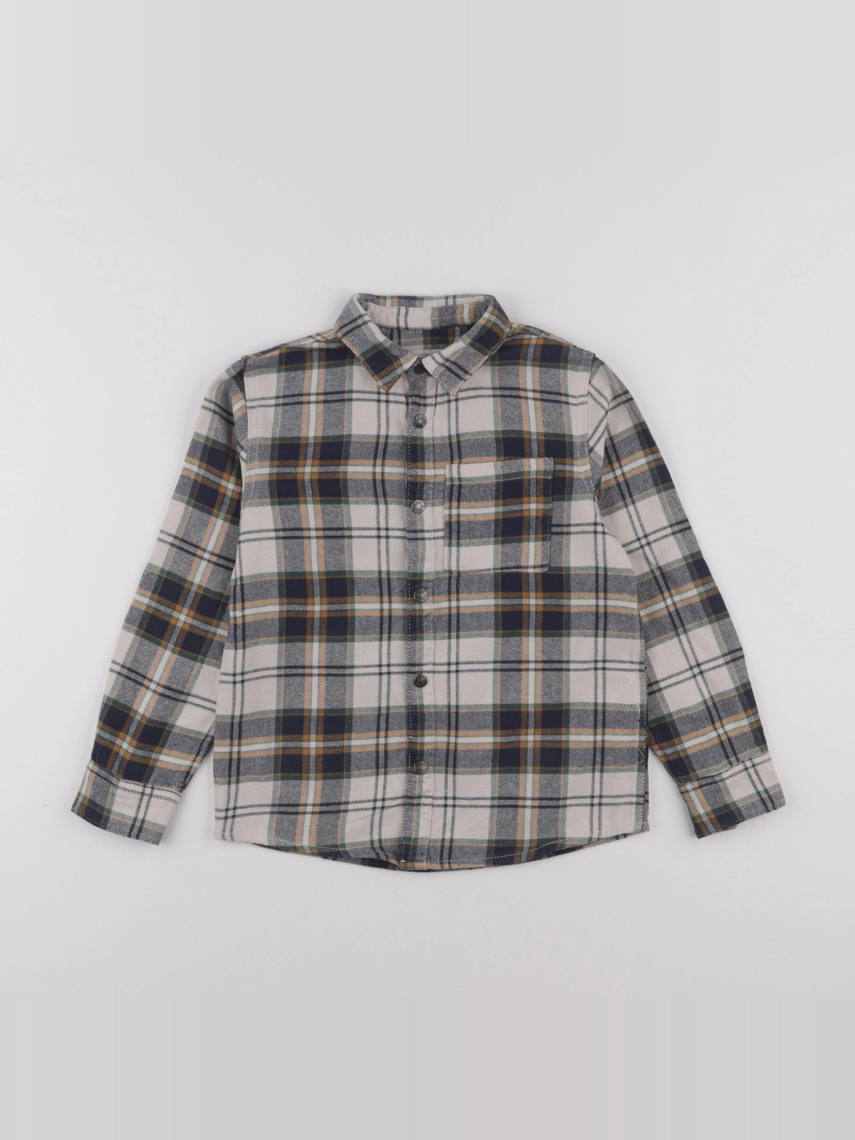 Vertbaudet - chemise multicolore - 8 ans