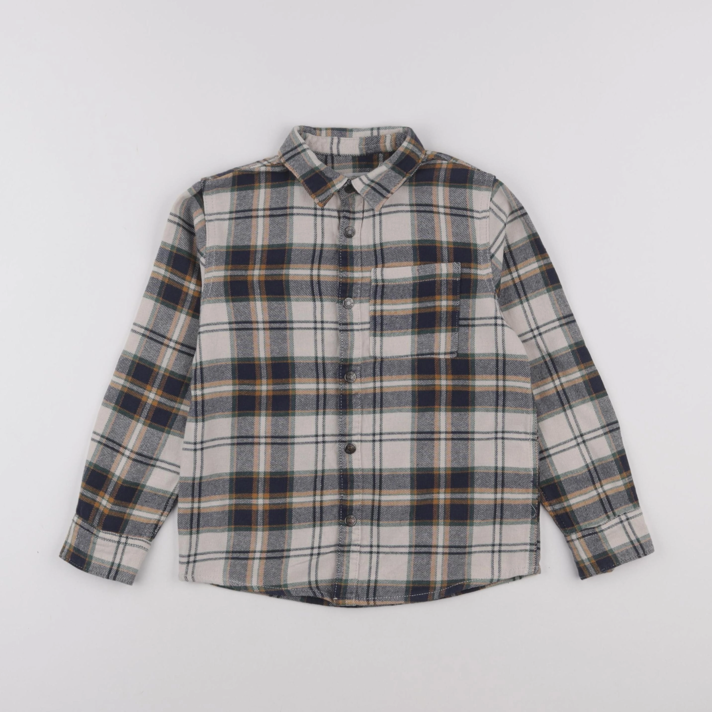 Vertbaudet - chemise multicolore - 8 ans