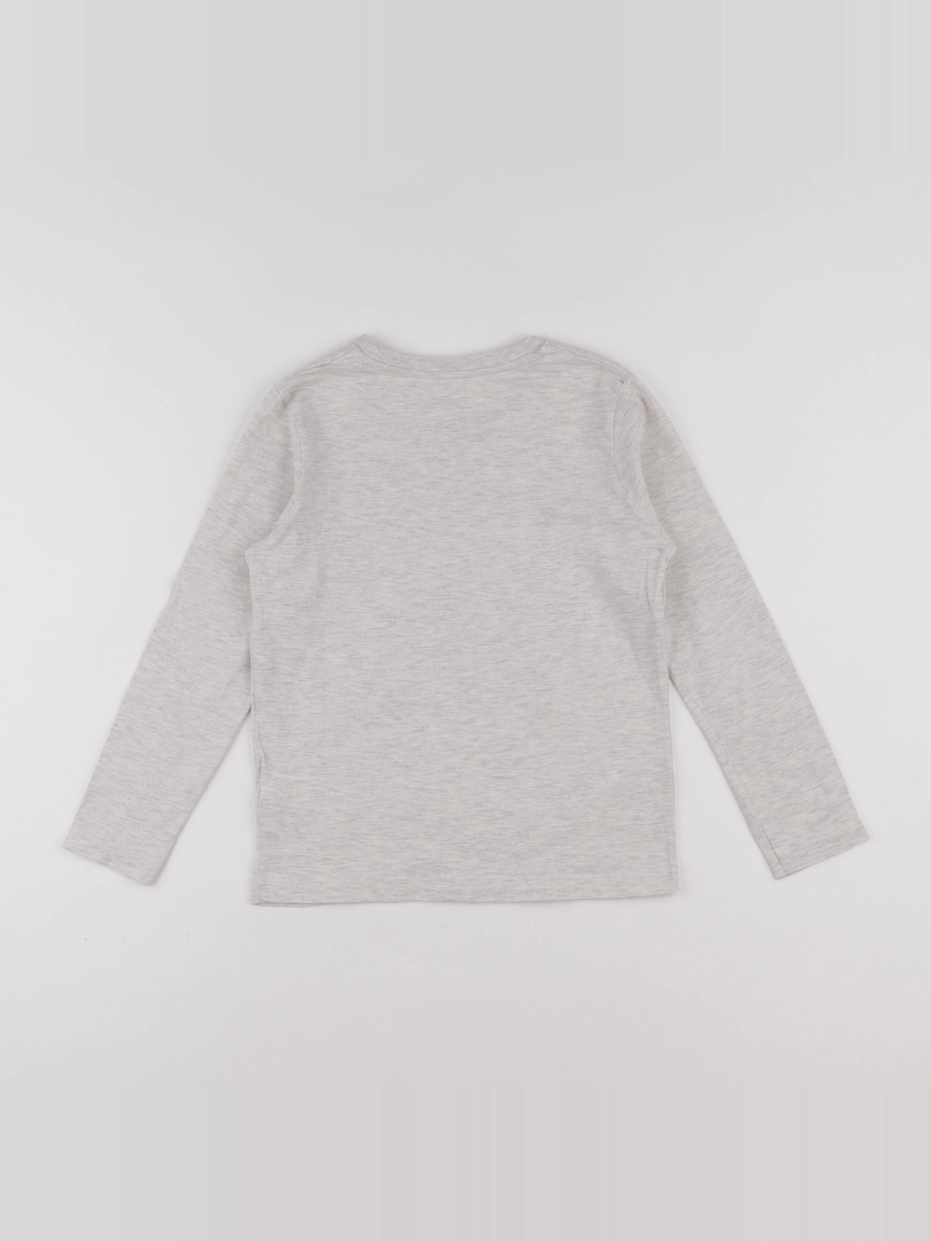 Vertbaudet - tee-shirt gris - 8 ans