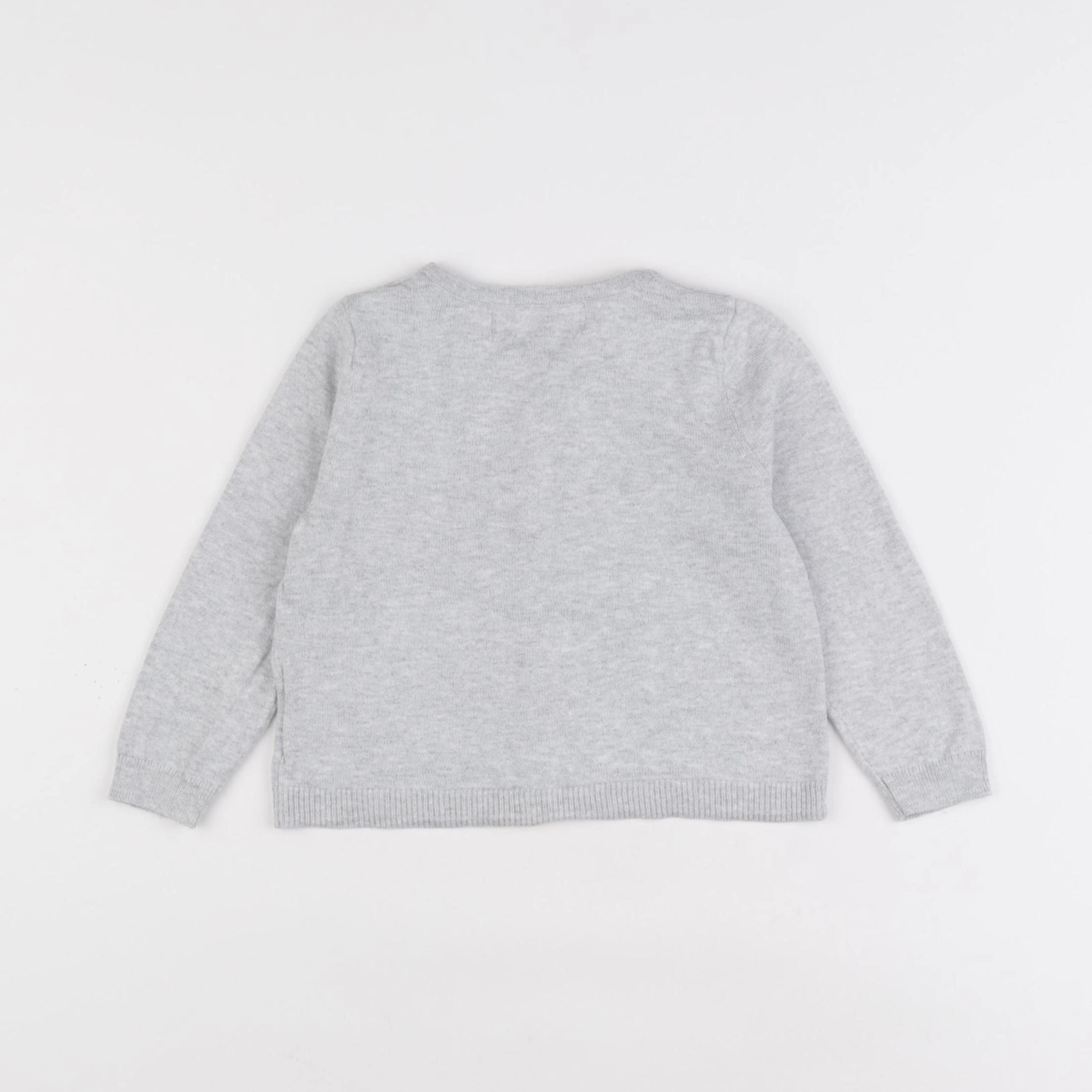 H&M - gilet gris - 18/24 mois