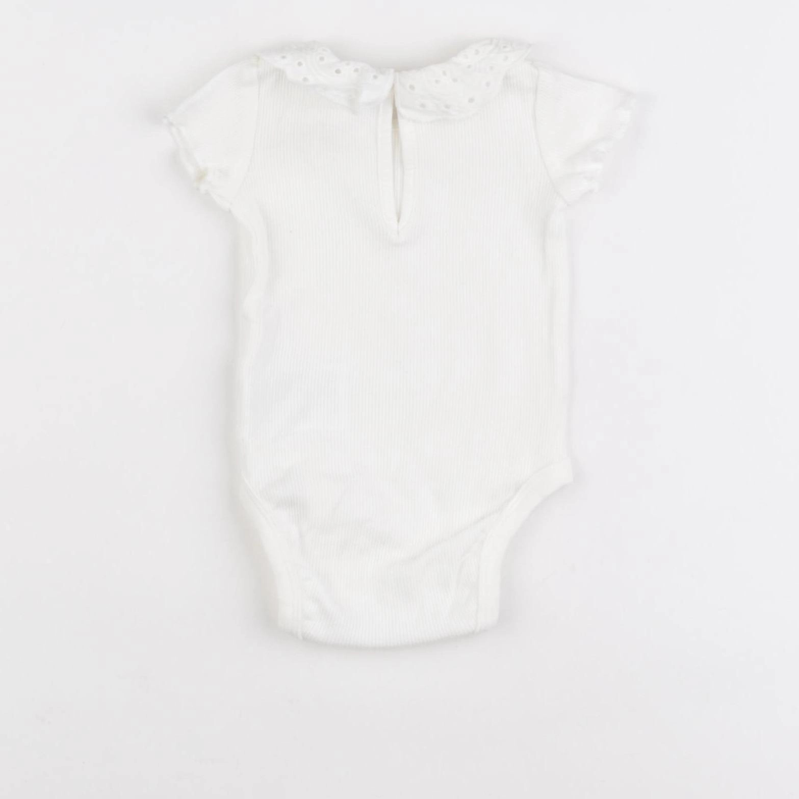 H&M - body à col blanc - 1 mois