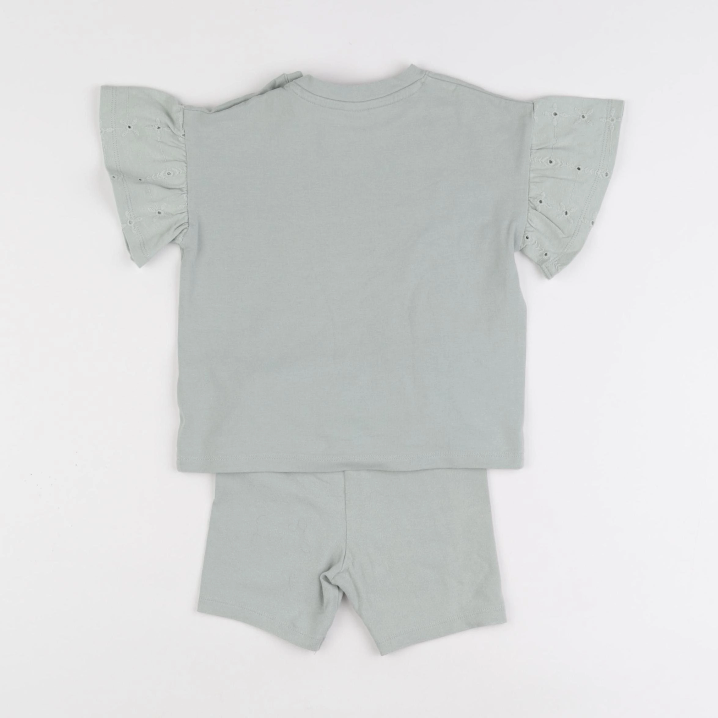 H&M - ensemble vert - 12/18 mois