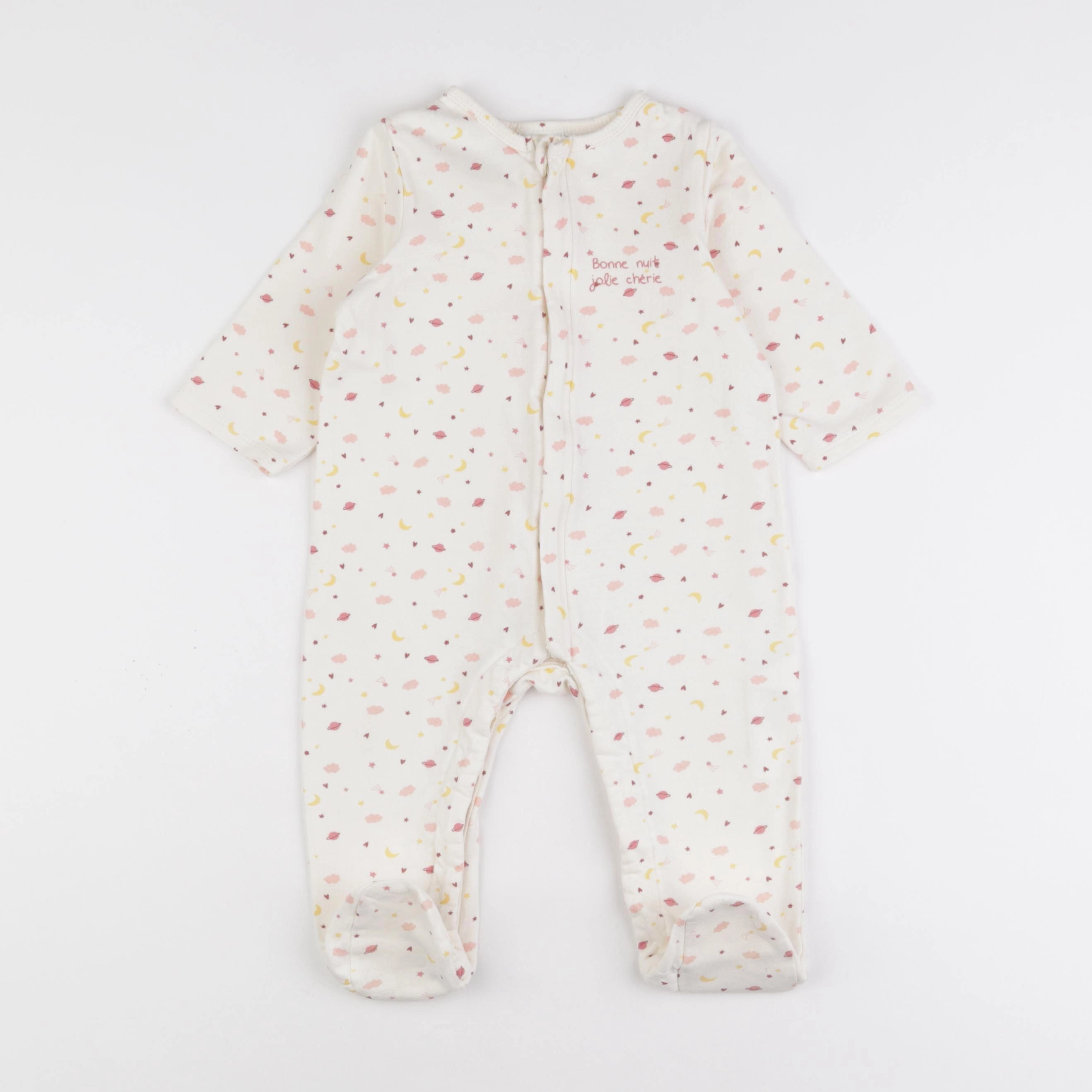 Tape à l'oeil - pyjama coton beige - 18 mois