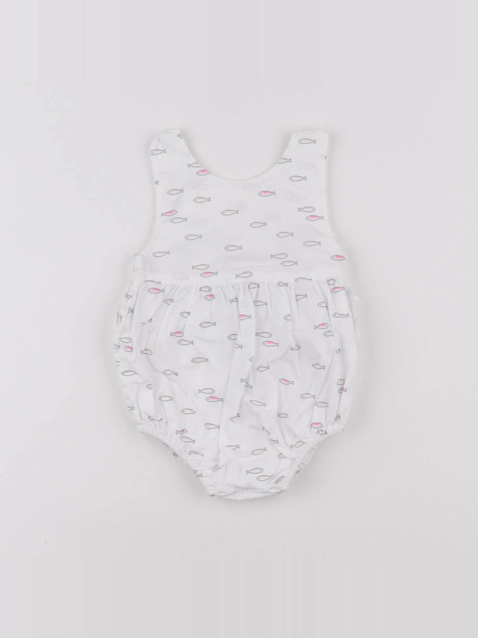 Jacadi - combinaison blanc - 6 mois