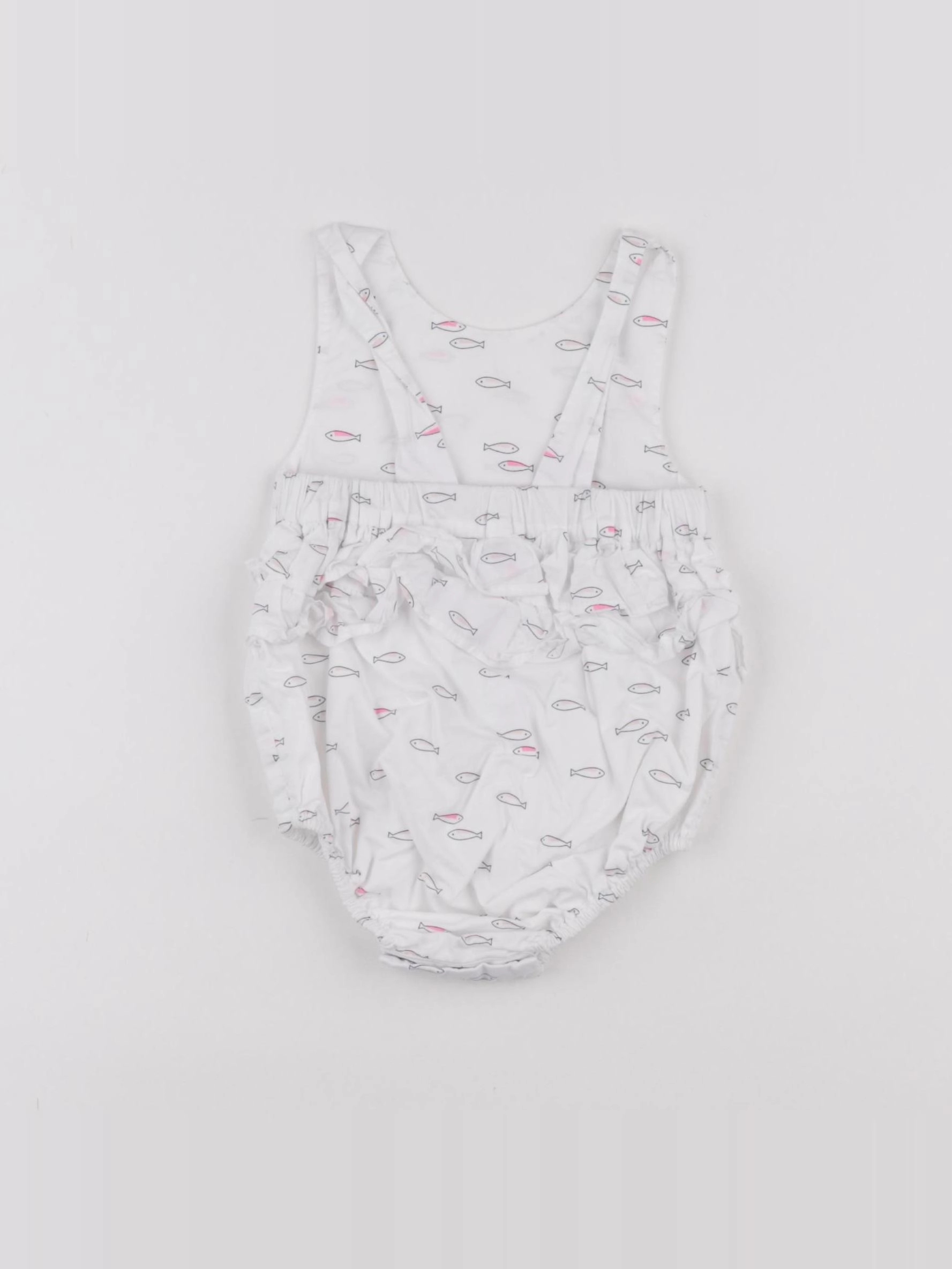 Jacadi - combinaison blanc - 6 mois