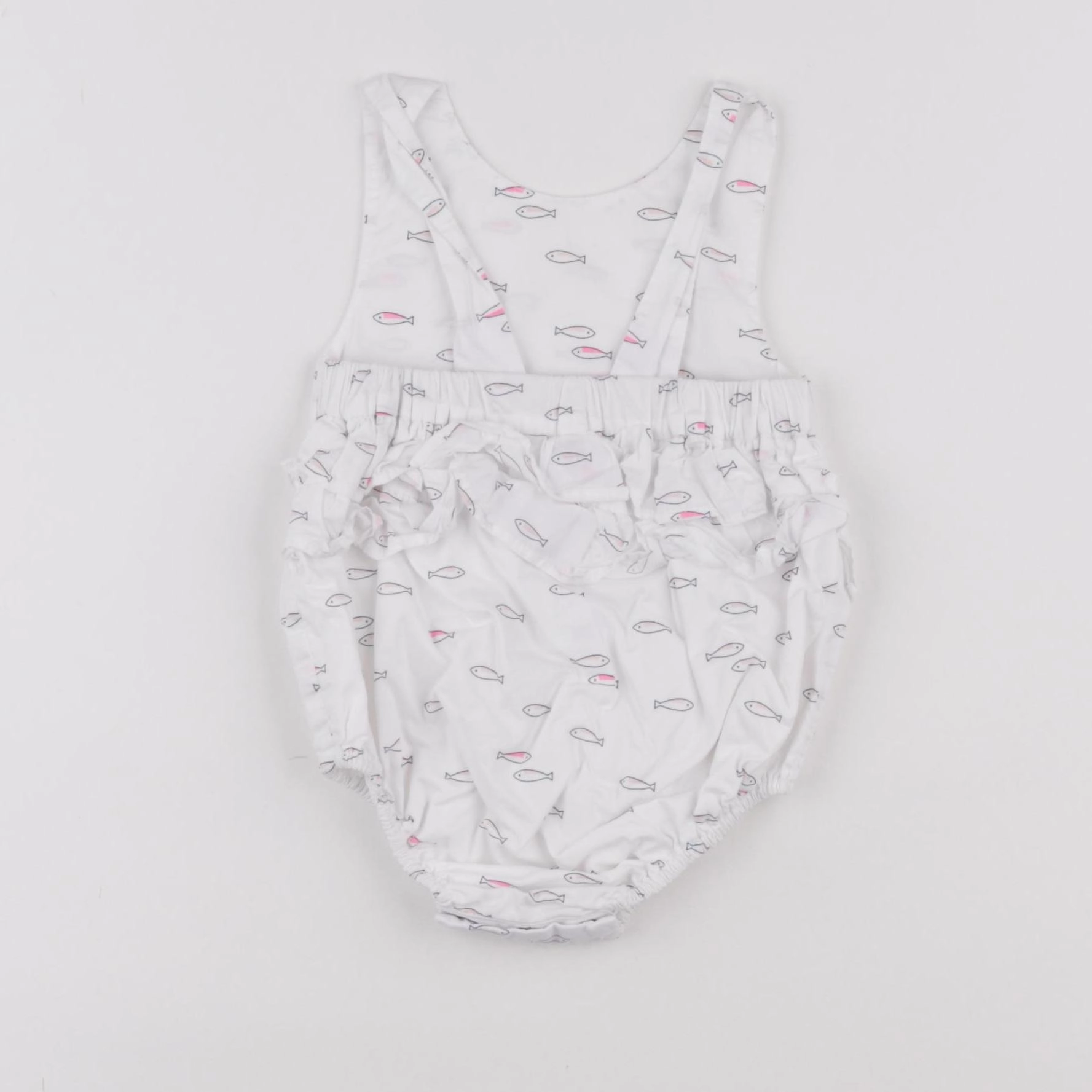 Jacadi - combinaison blanc - 6 mois