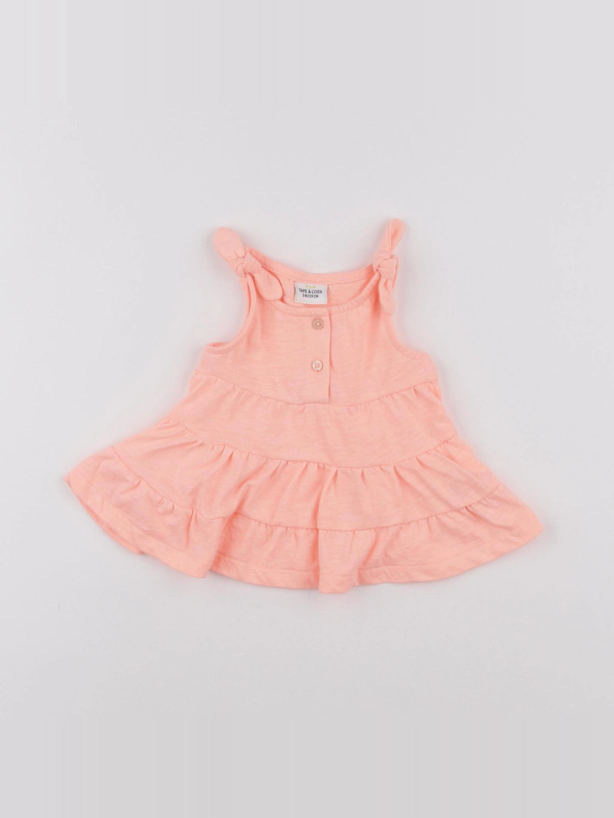 Tape à l'oeil - robe rose - 3 mois
