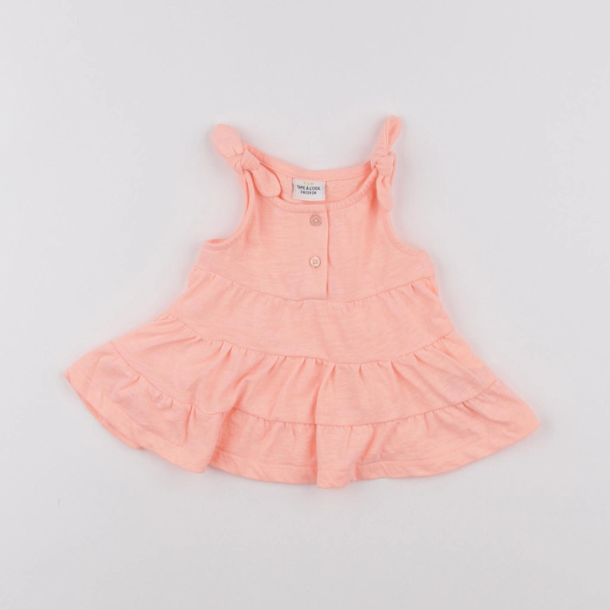 Tape à l'oeil - robe rose - 3 mois