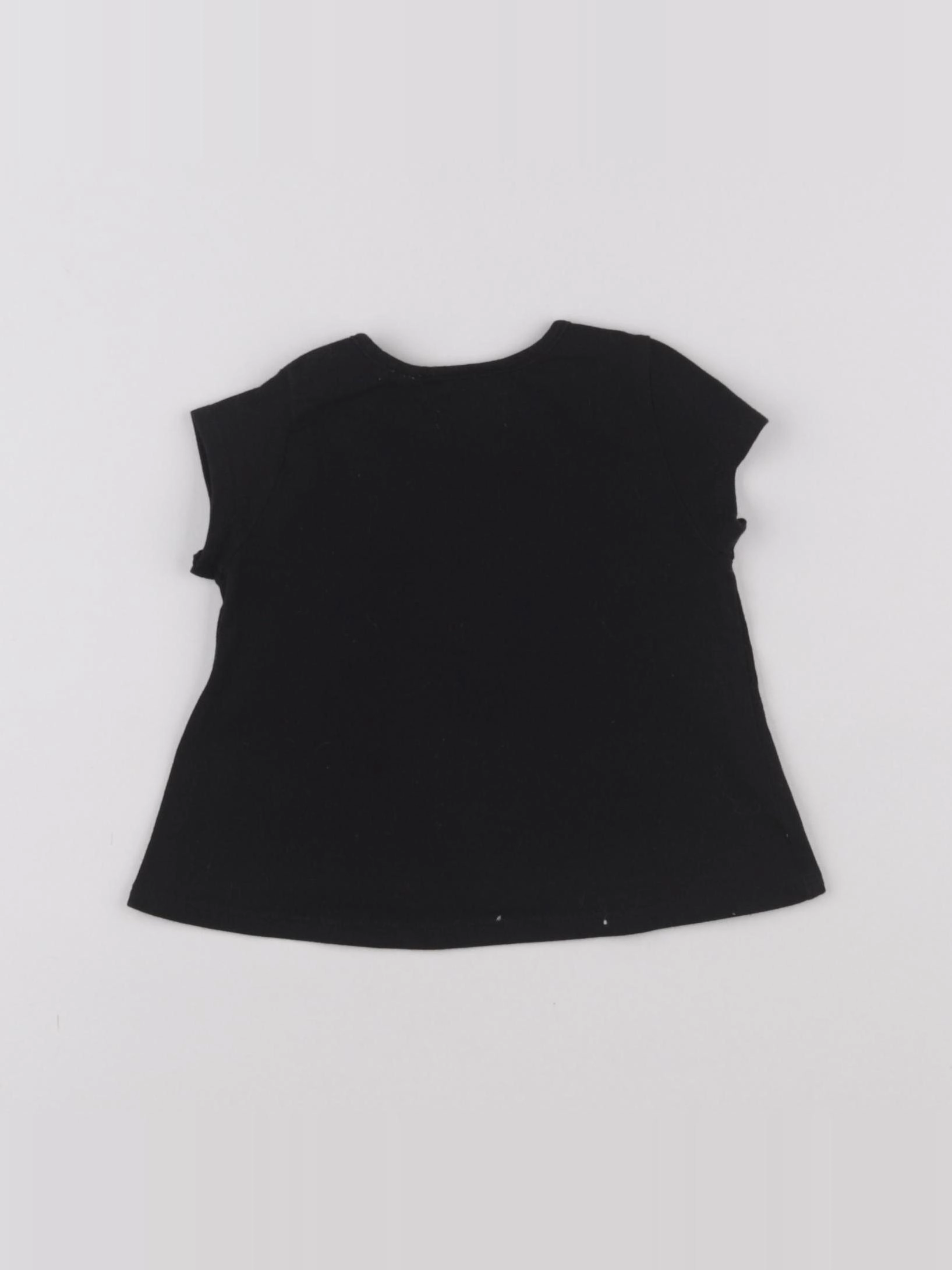 IKKS - tee-shirt noir, or - 6 mois