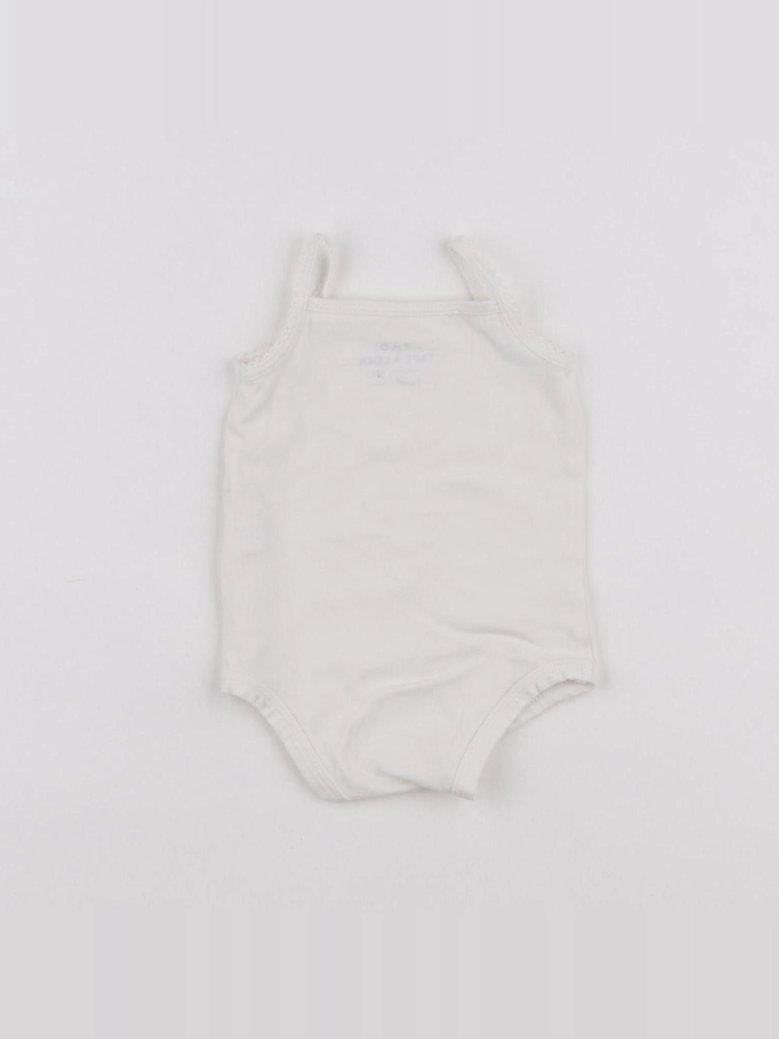 Tape à l'oeil - body blanc - 1 mois