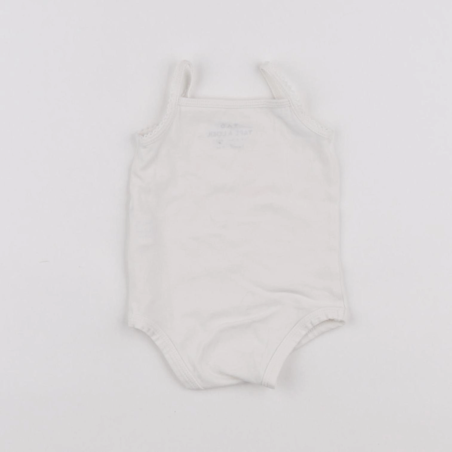 Tape à l'oeil - body blanc - 1 mois