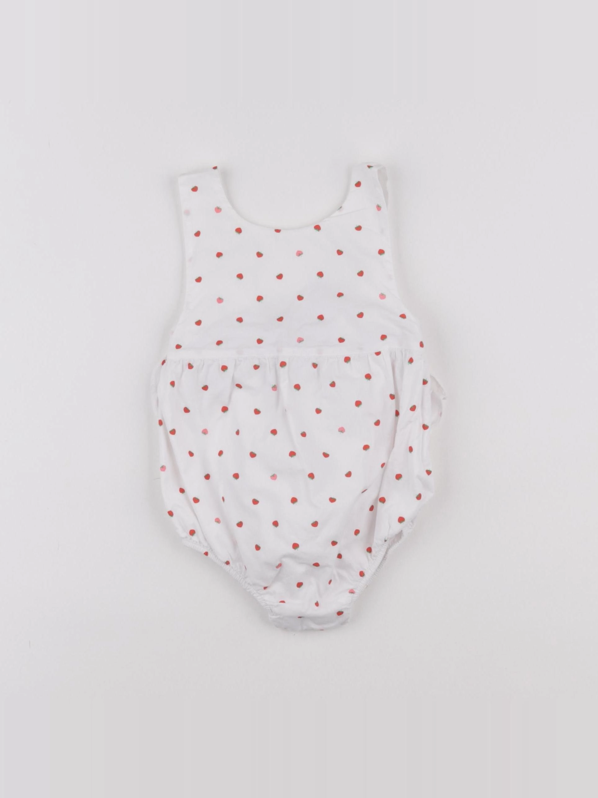 Jacadi - combinaison blanc, rouge - 6 mois