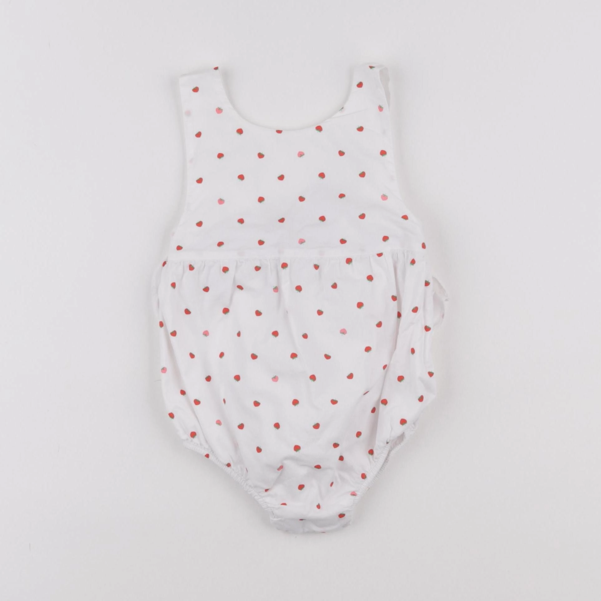 Jacadi - combinaison blanc, rouge - 6 mois