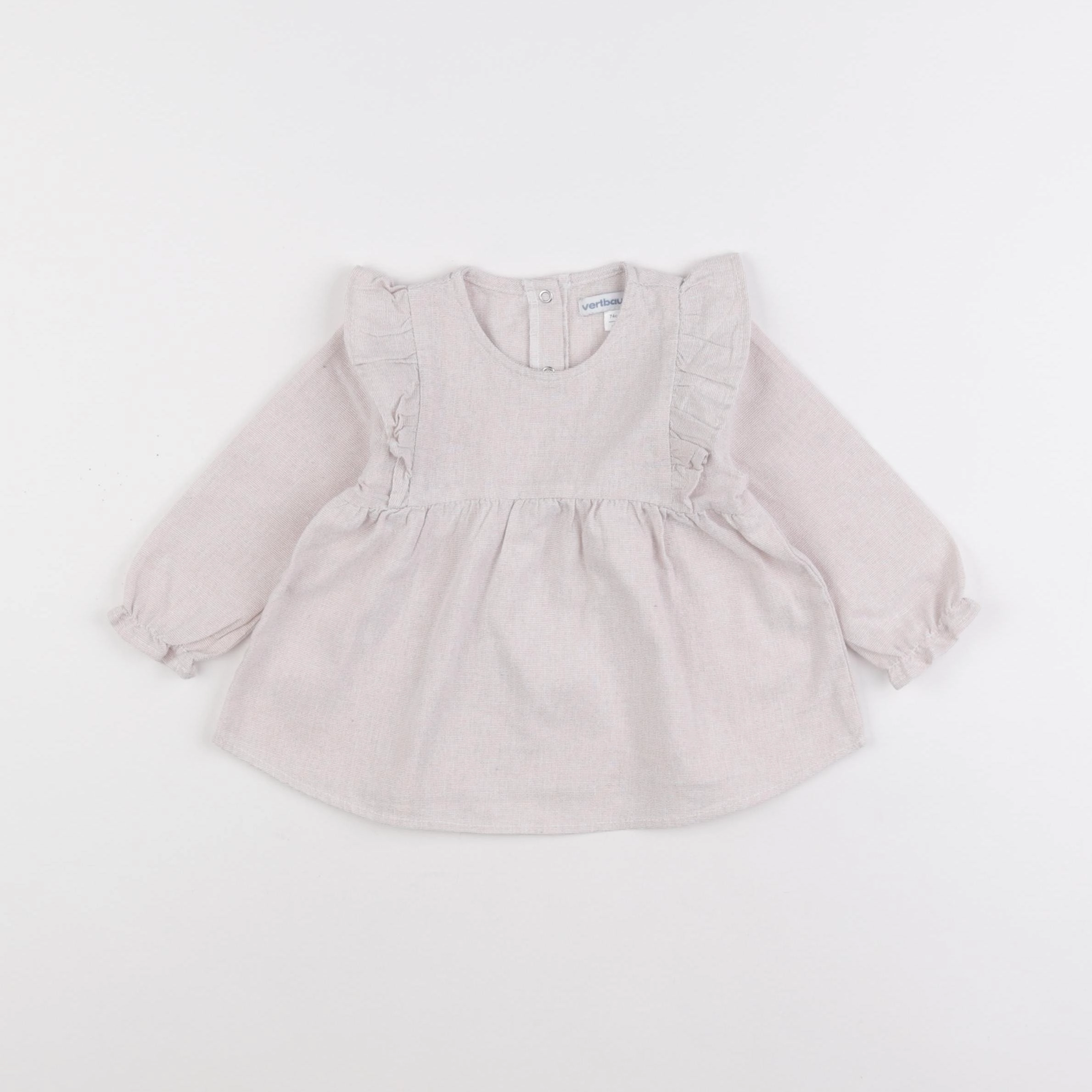 Vertbaudet - blouse rose - 12 mois