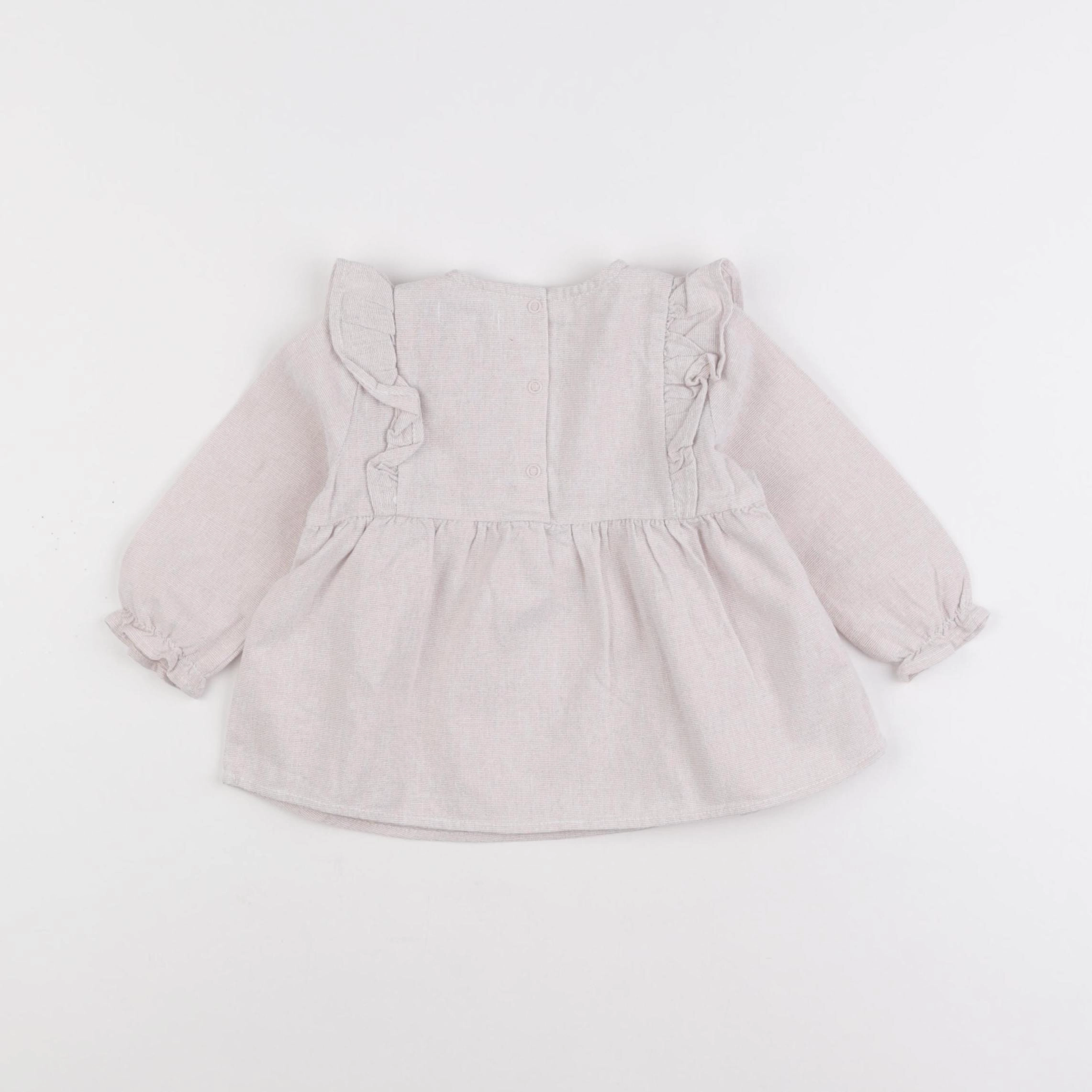Vertbaudet - blouse rose - 12 mois