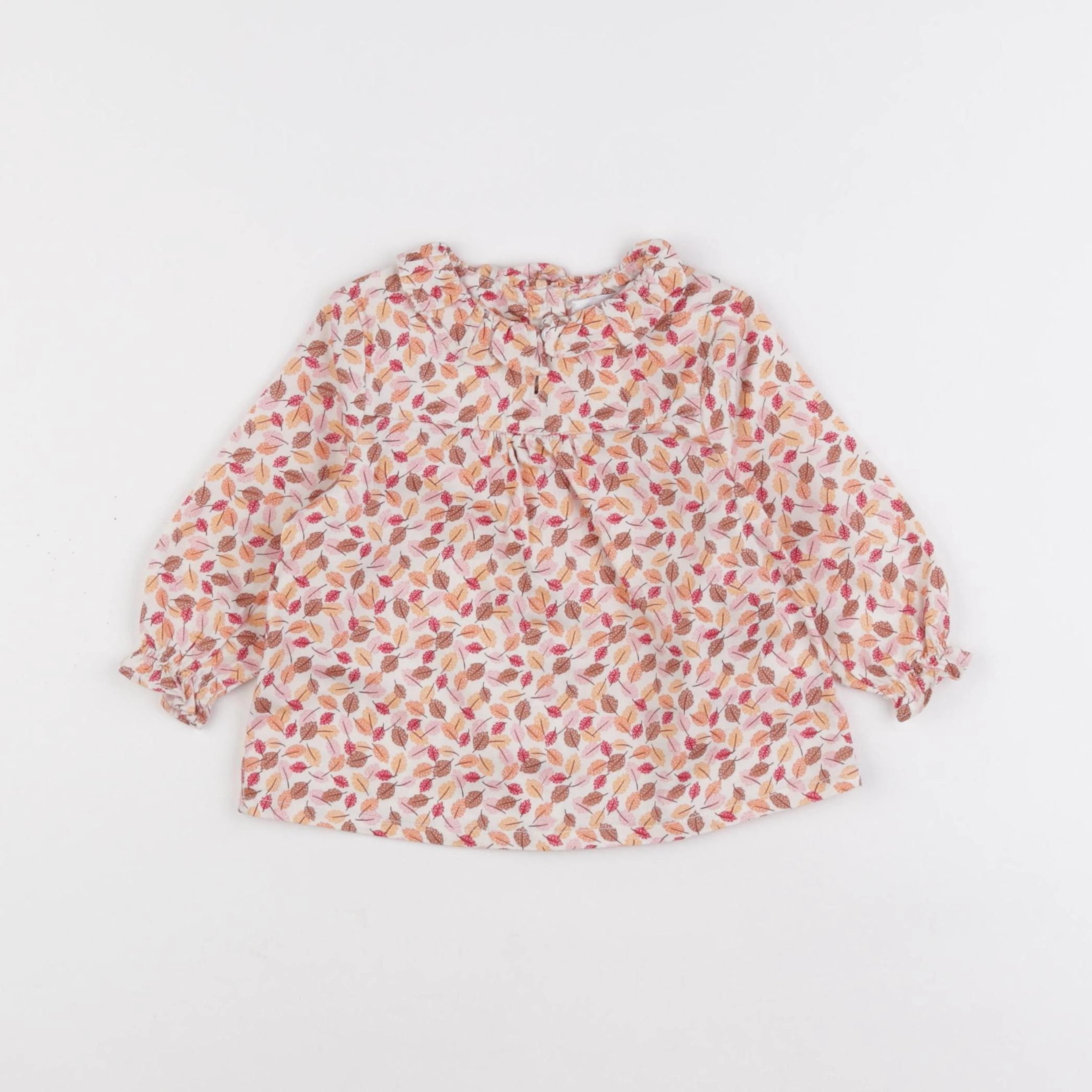 Cadet Rousselle - blouse rose, orange - 6 mois