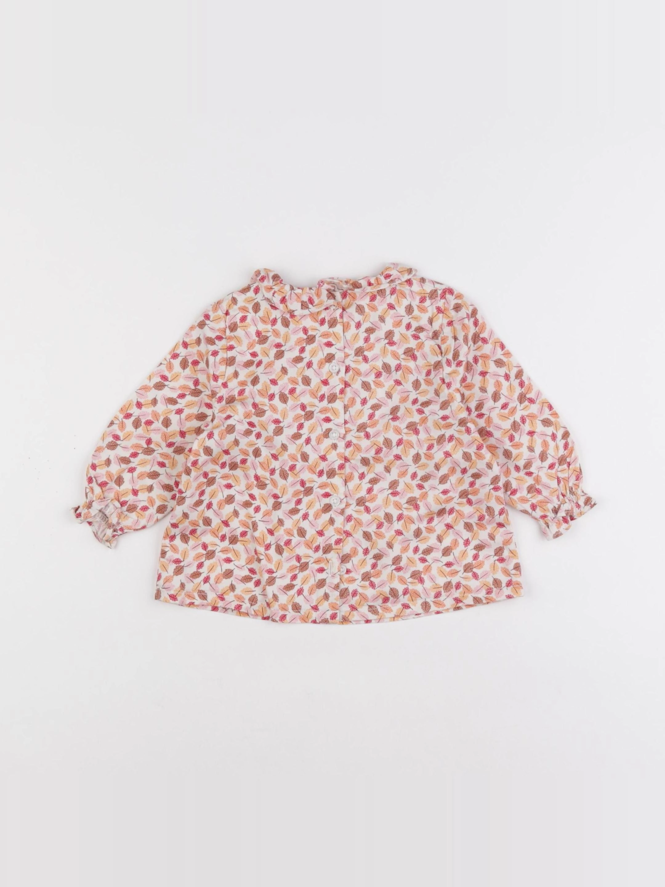 Cadet Rousselle - blouse rose, orange - 6 mois