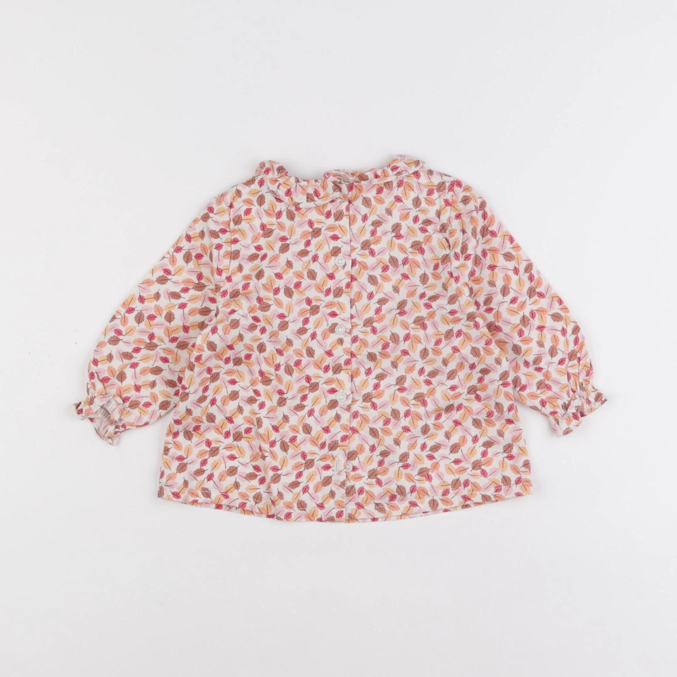 Cadet Rousselle - blouse rose, orange - 6 mois