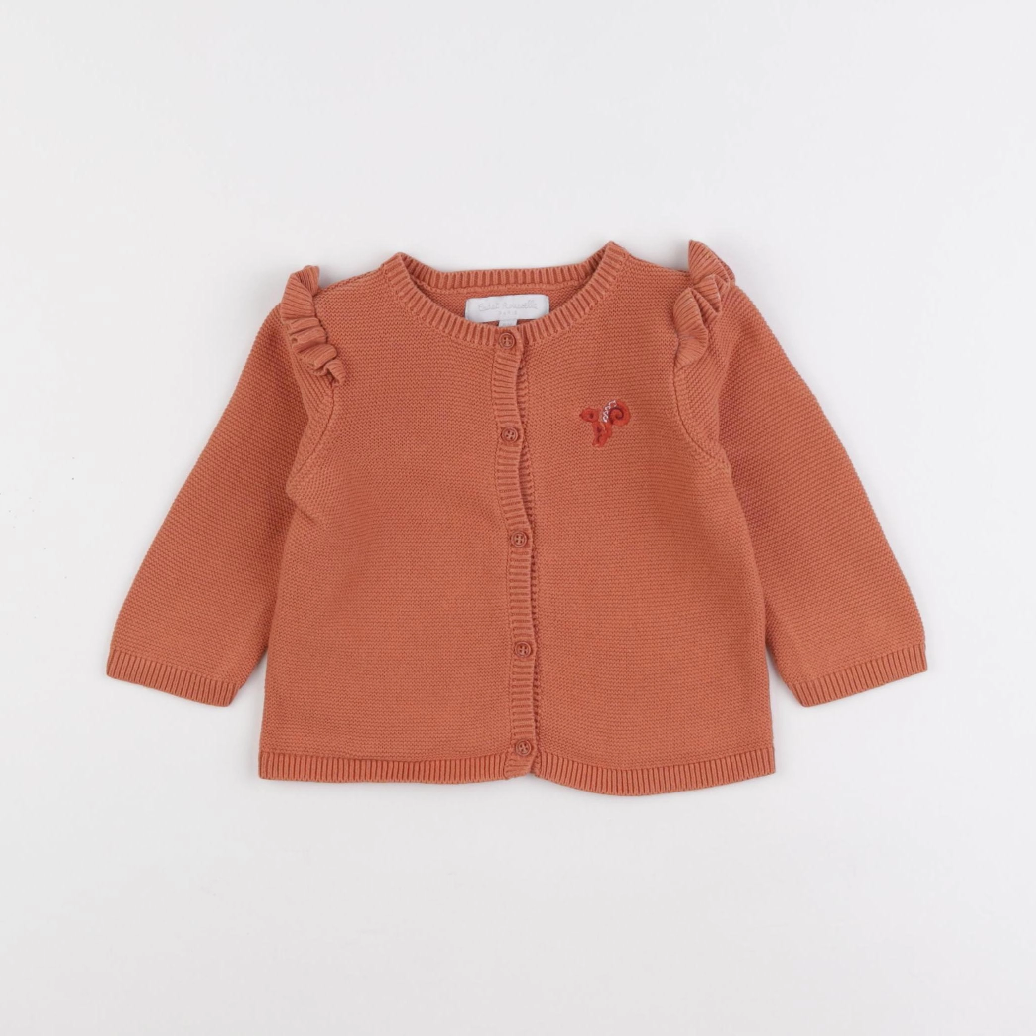 Cadet Rousselle - gilet marron - 6 mois