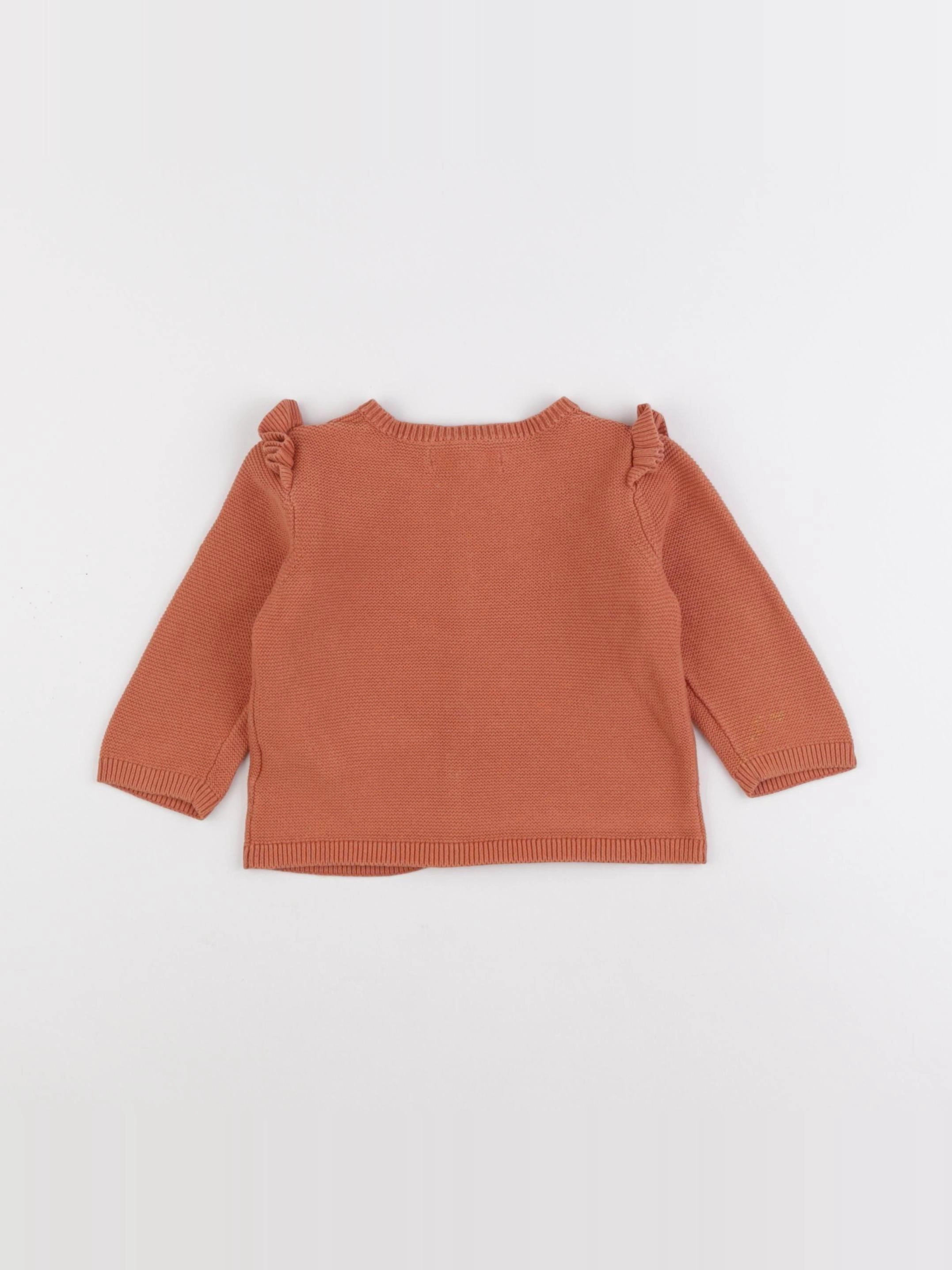 Cadet Rousselle - gilet marron - 6 mois
