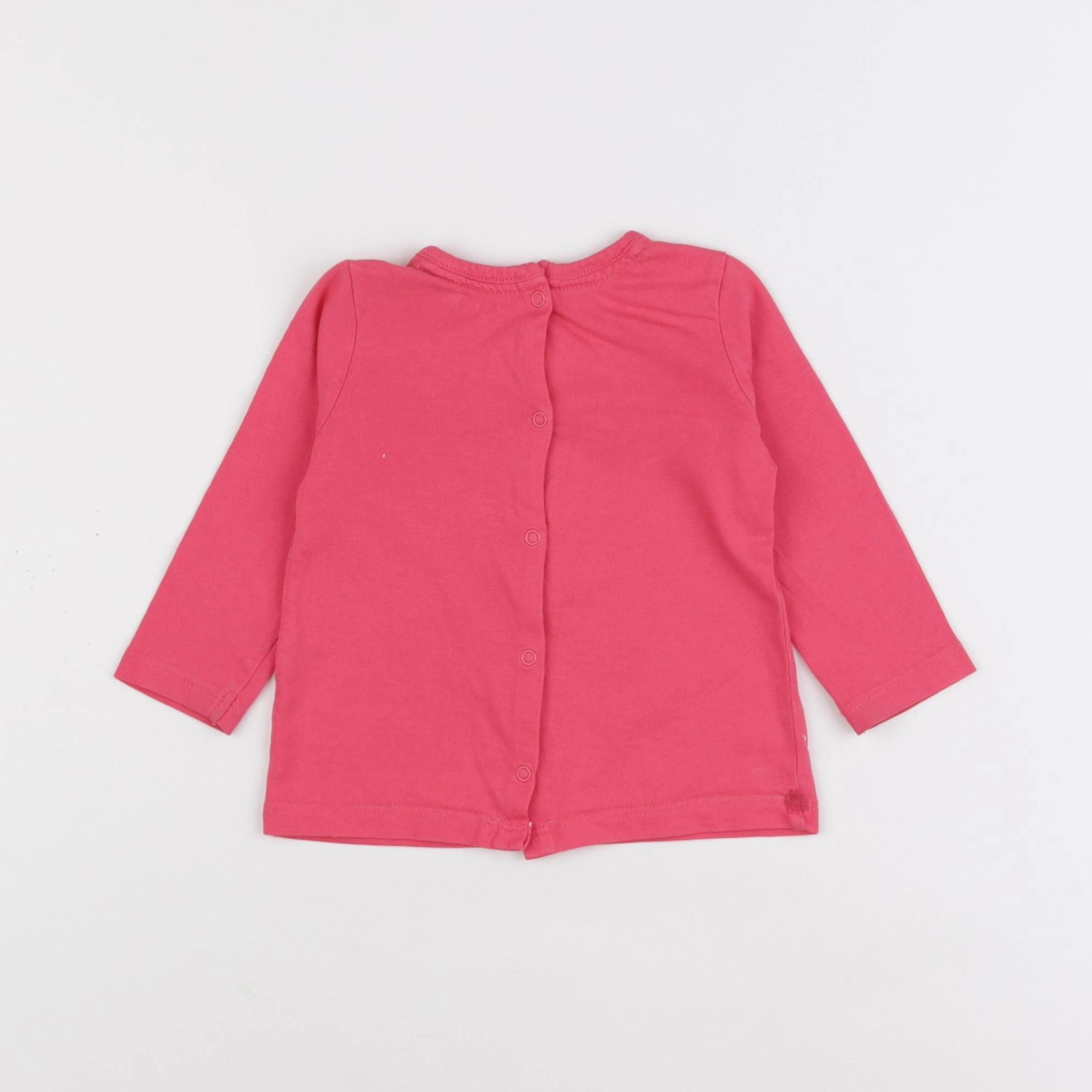 Vertbaudet - tee-shirt rose - 9 mois