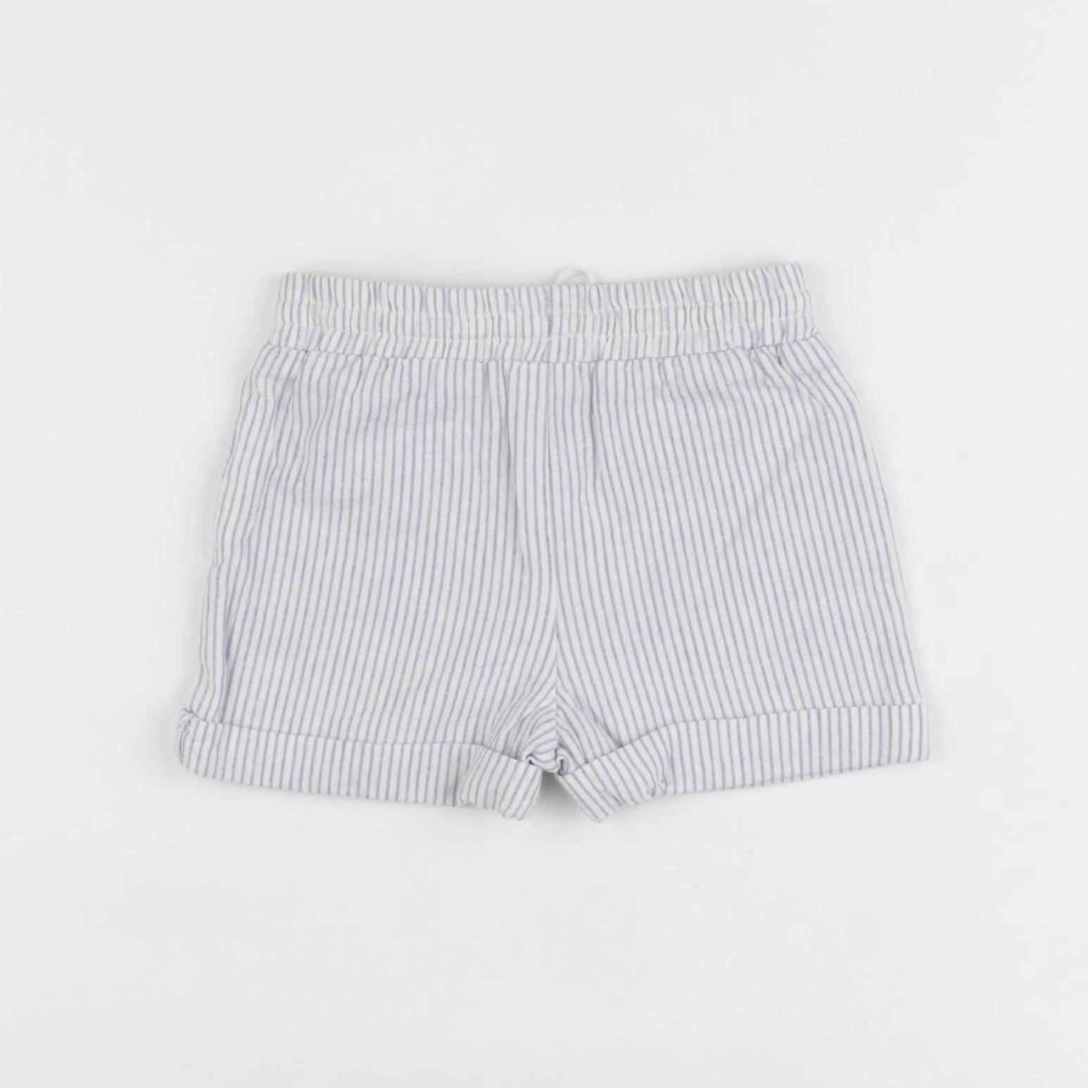 Boutchou - short bleu - 9 mois