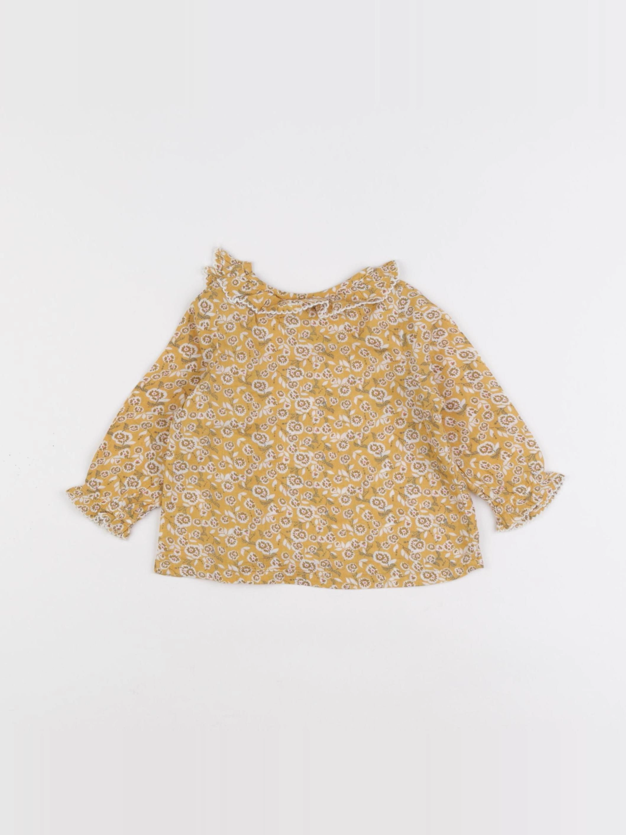 Boutchou - blouse jaune - 6 mois