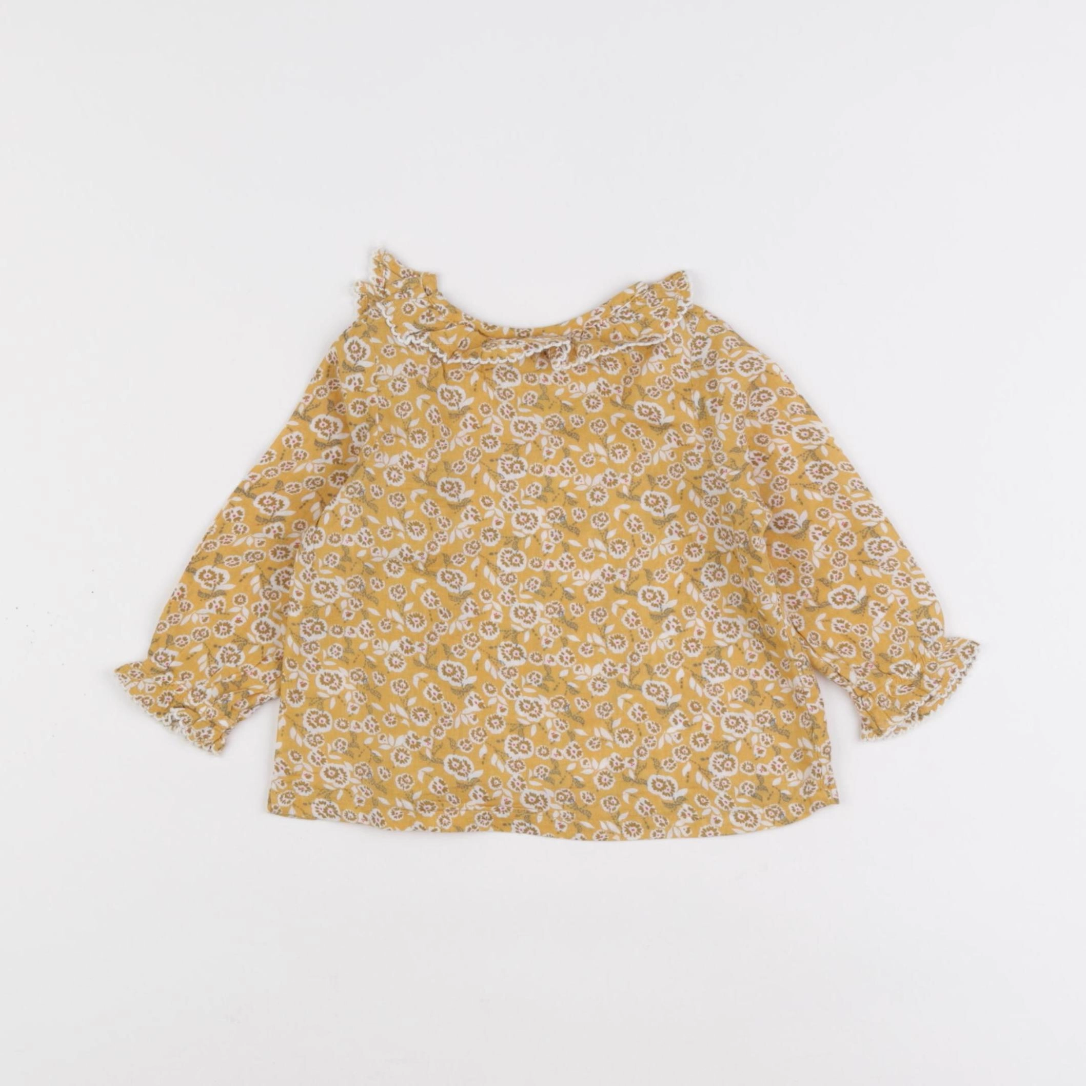 Boutchou - blouse jaune - 6 mois
