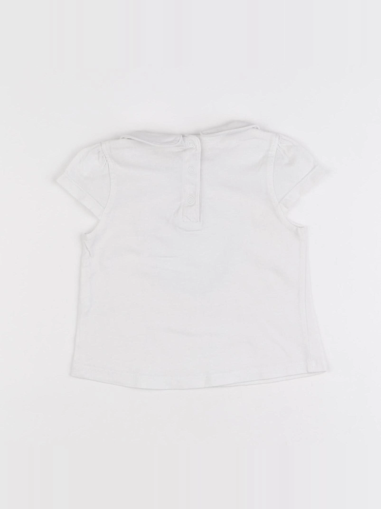 Tape à l'oeil - tee-shirt blanc - 12 mois