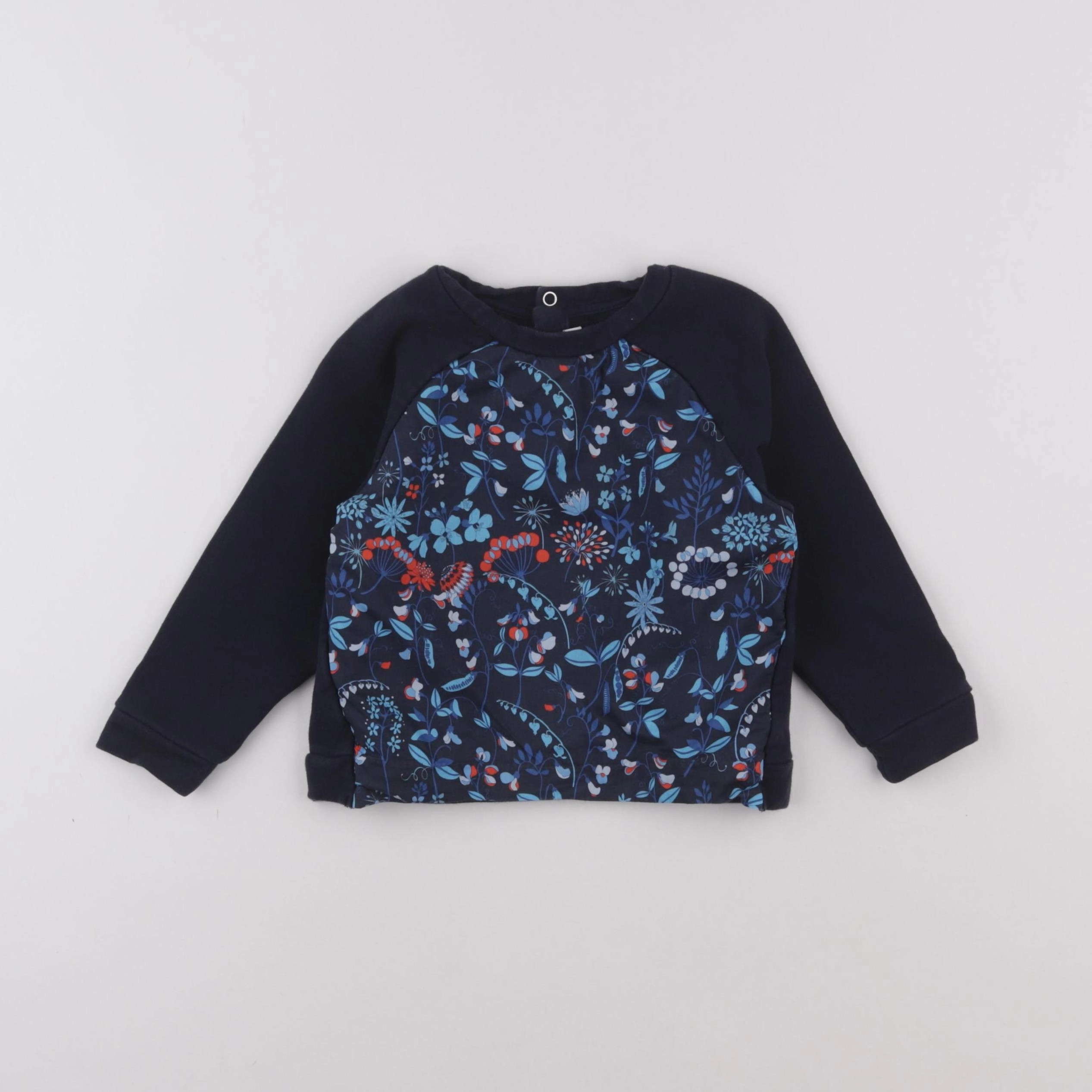 Jacadi - sweat bleu - 3 ans