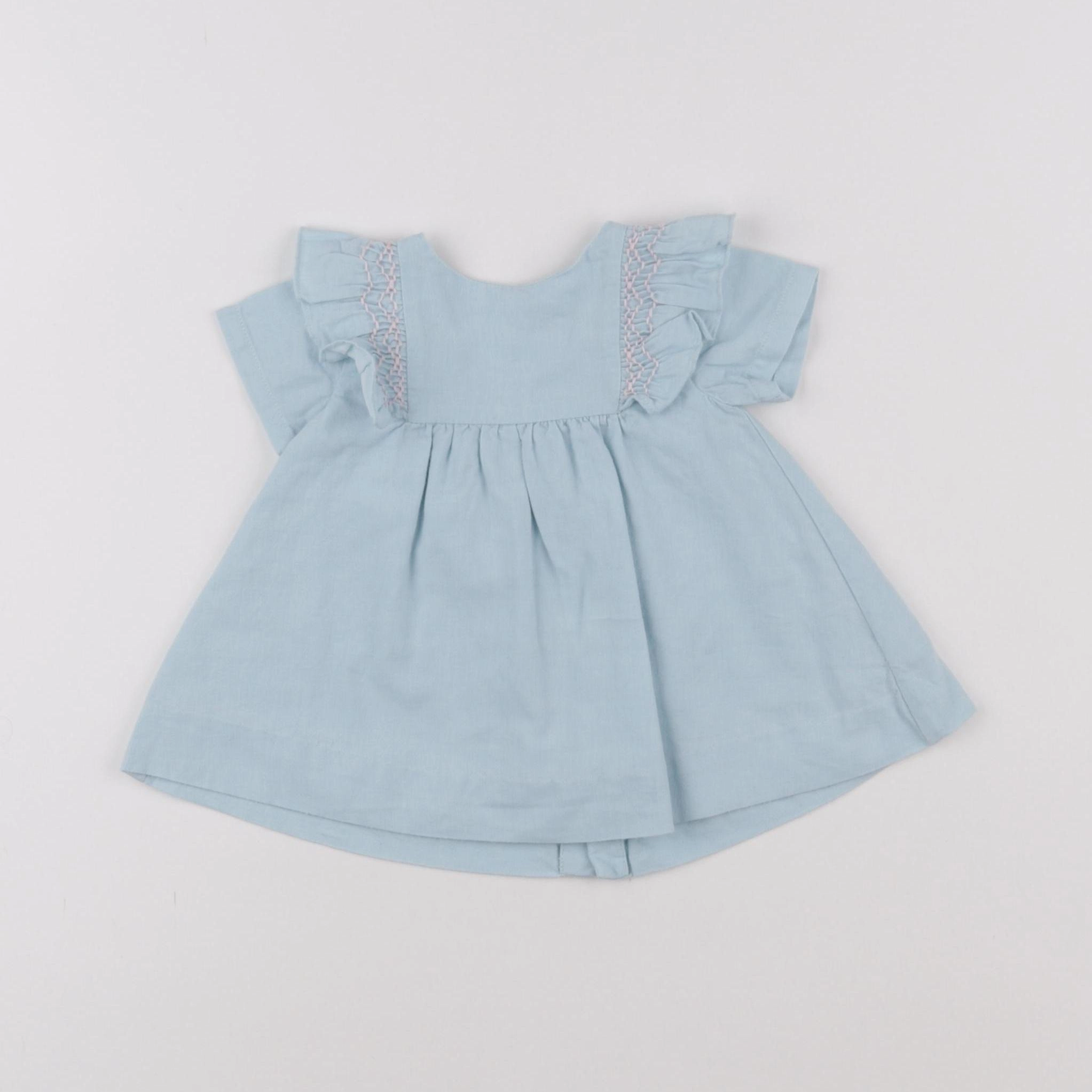 Jacadi - robe bleu - 1 mois