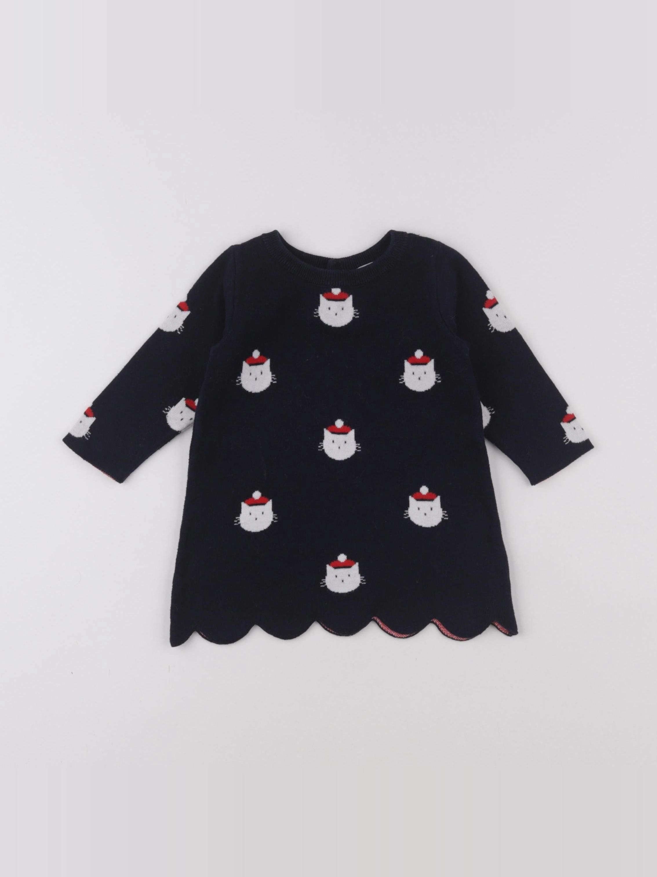 Jacadi - robe bleu - 6 mois
