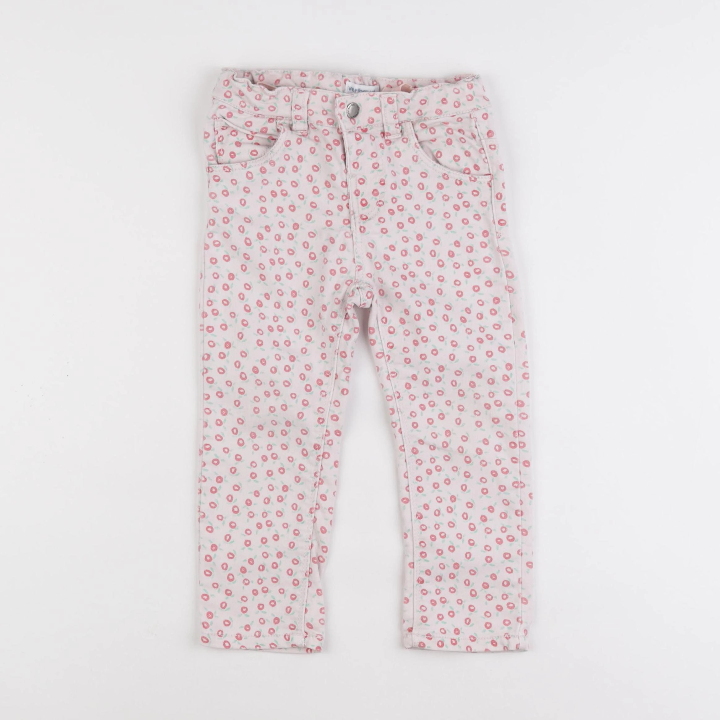 Vertbaudet - jean multicolore - 3 ans