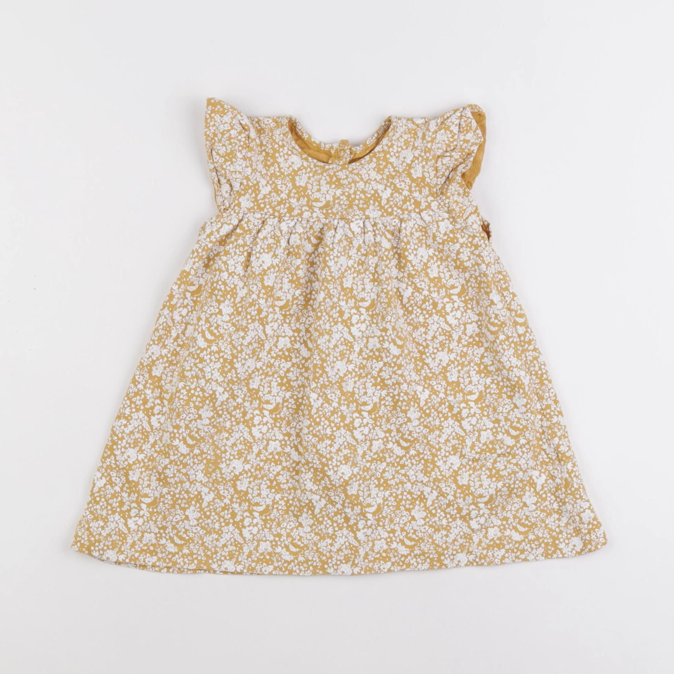 Vertbaudet - robe jaune - 18 mois