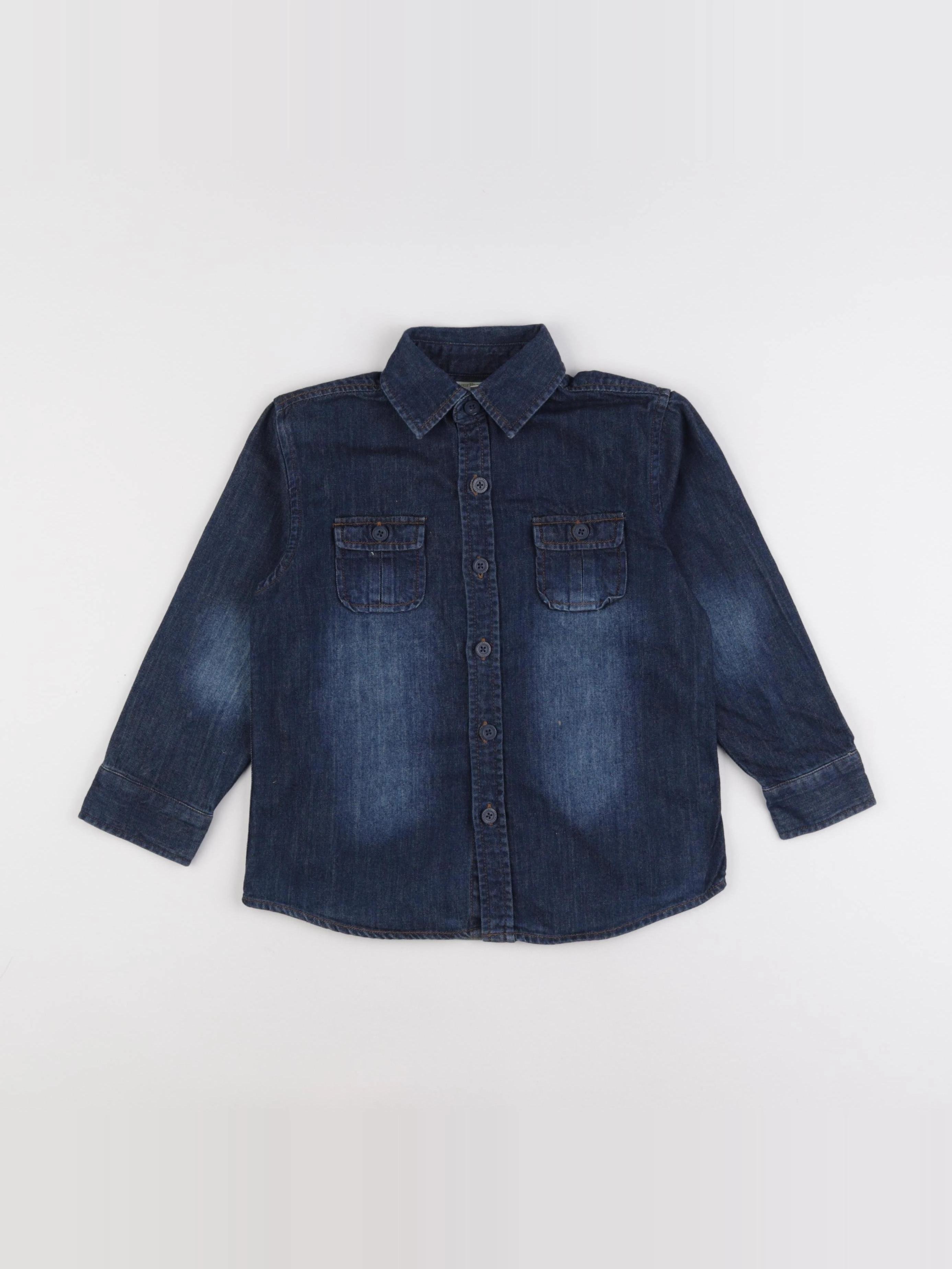 Vertbaudet - chemise bleu - 5 ans