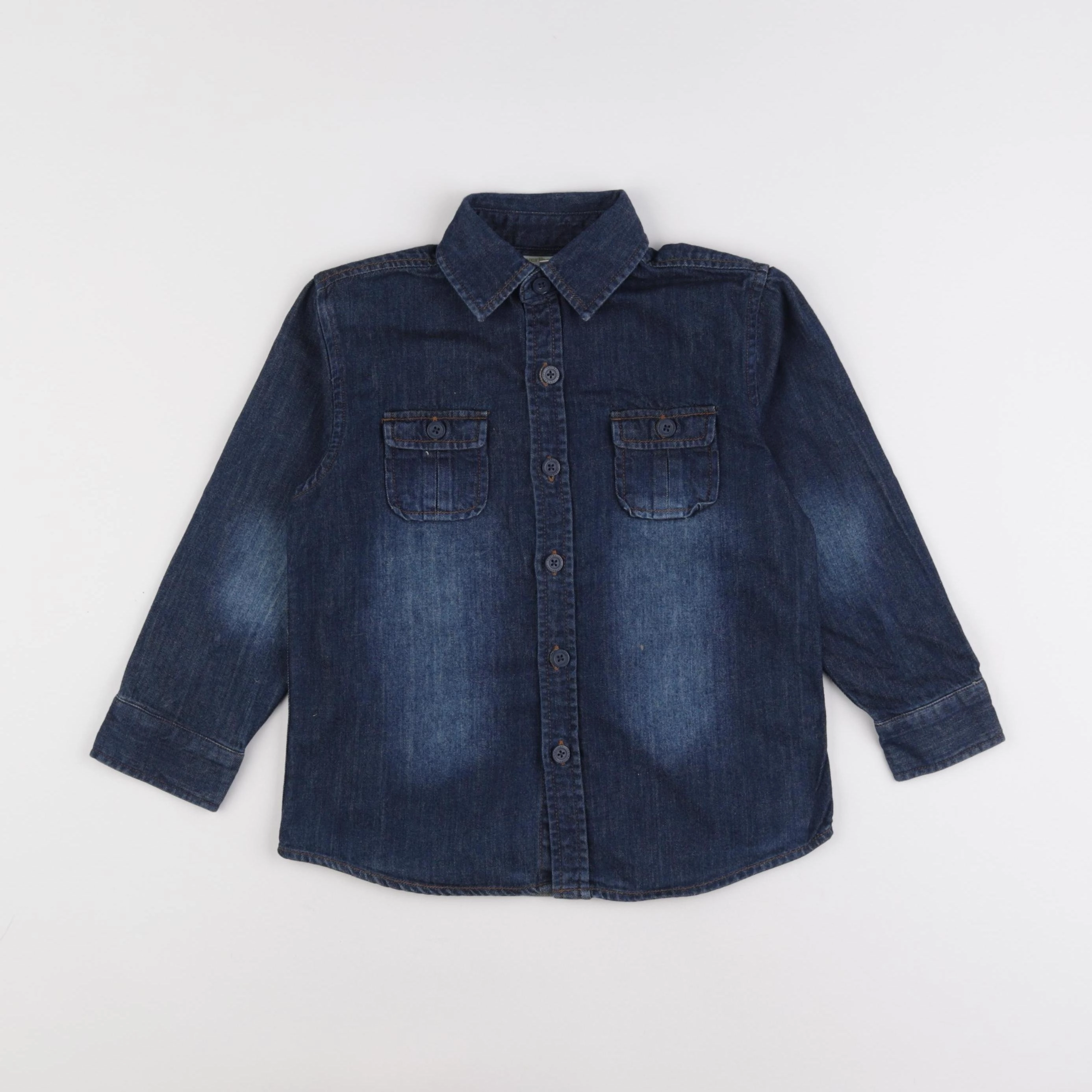 Vertbaudet - chemise bleu - 5 ans