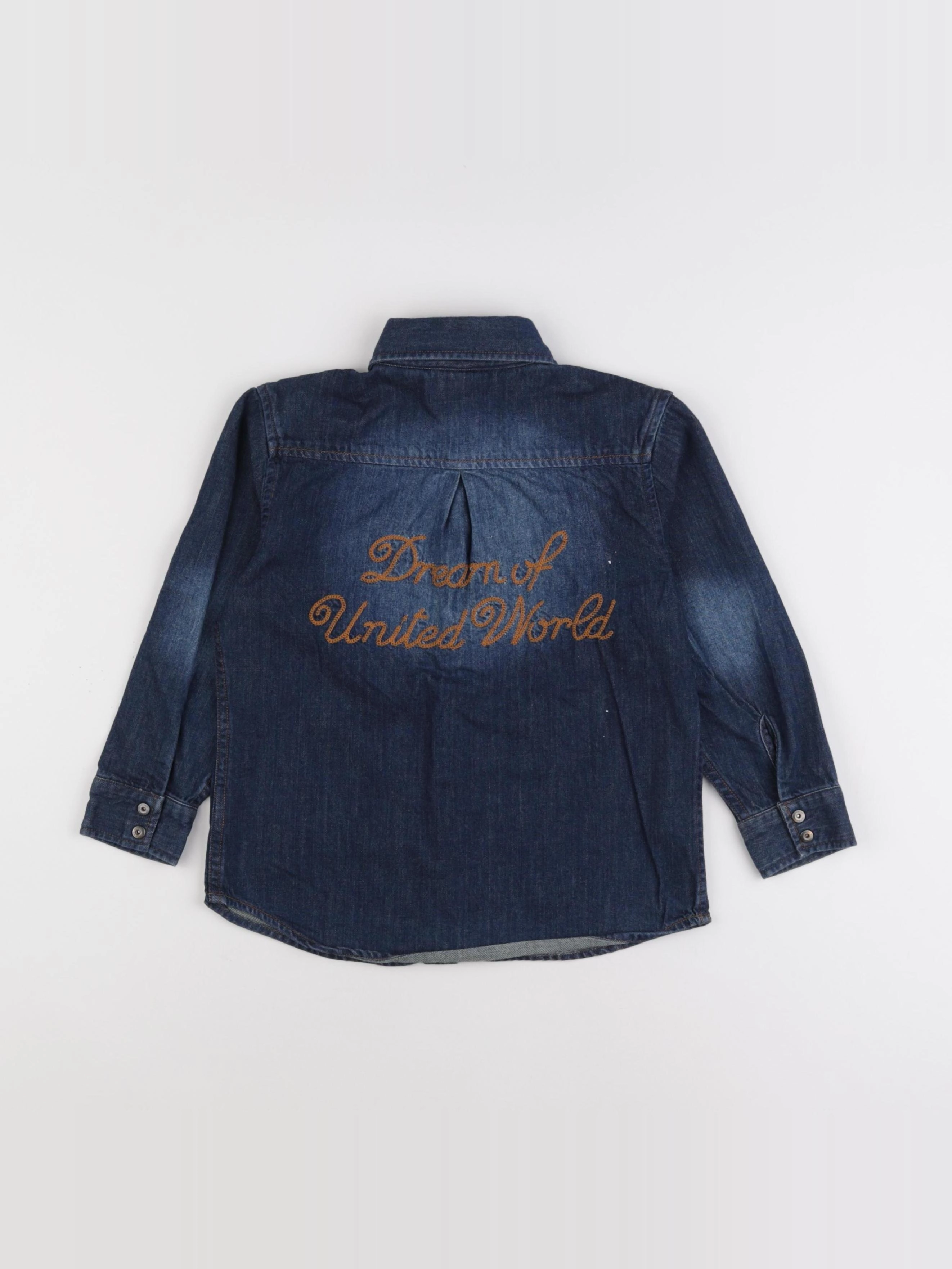 Vertbaudet - chemise bleu - 5 ans