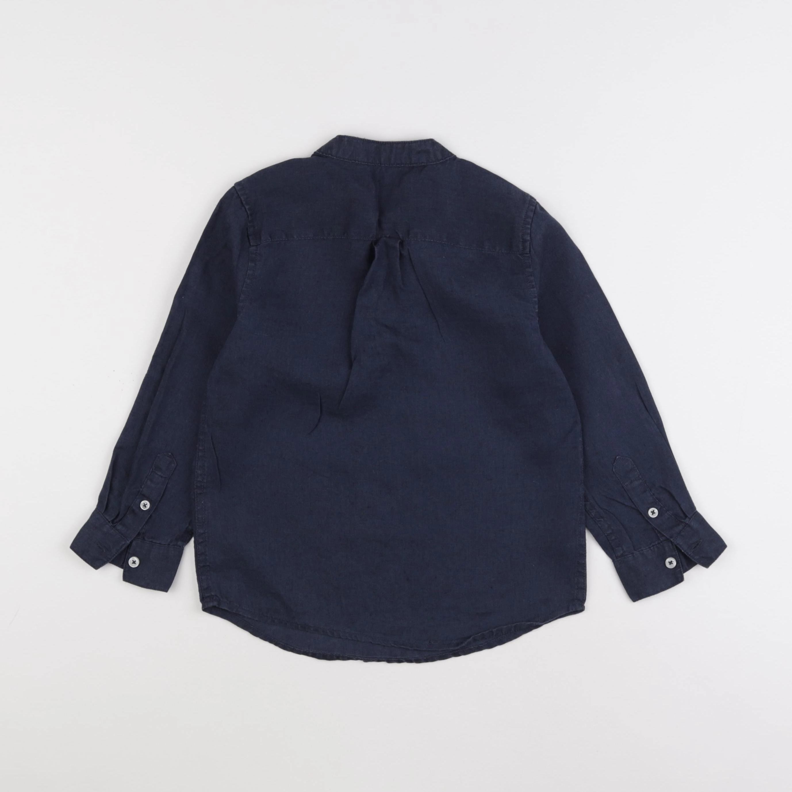 Monoprix - chemise bleu - 5 ans