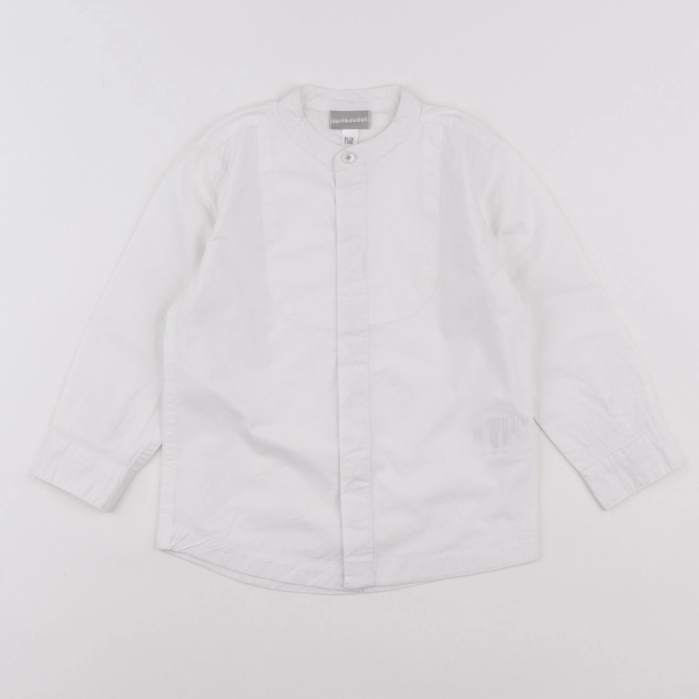 Vertbaudet - chemise blanc - 3 ans