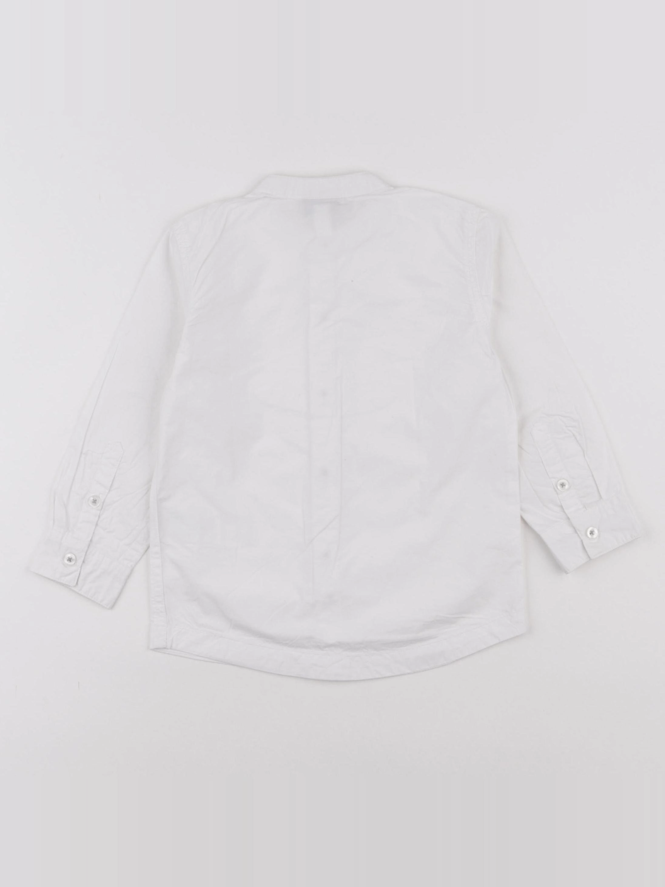 Vertbaudet - chemise blanc - 3 ans