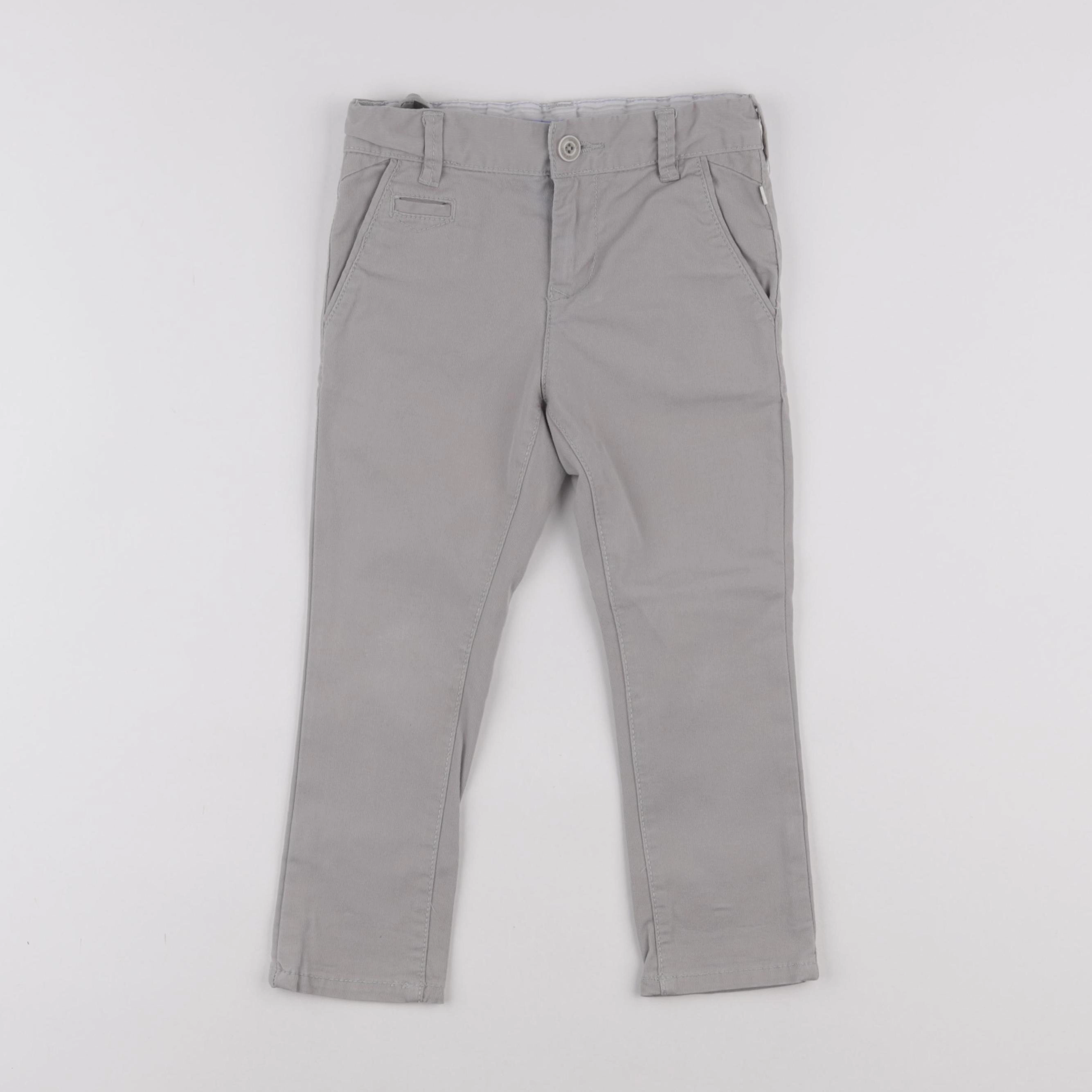 Okaidi - pantalon gris - 3 ans