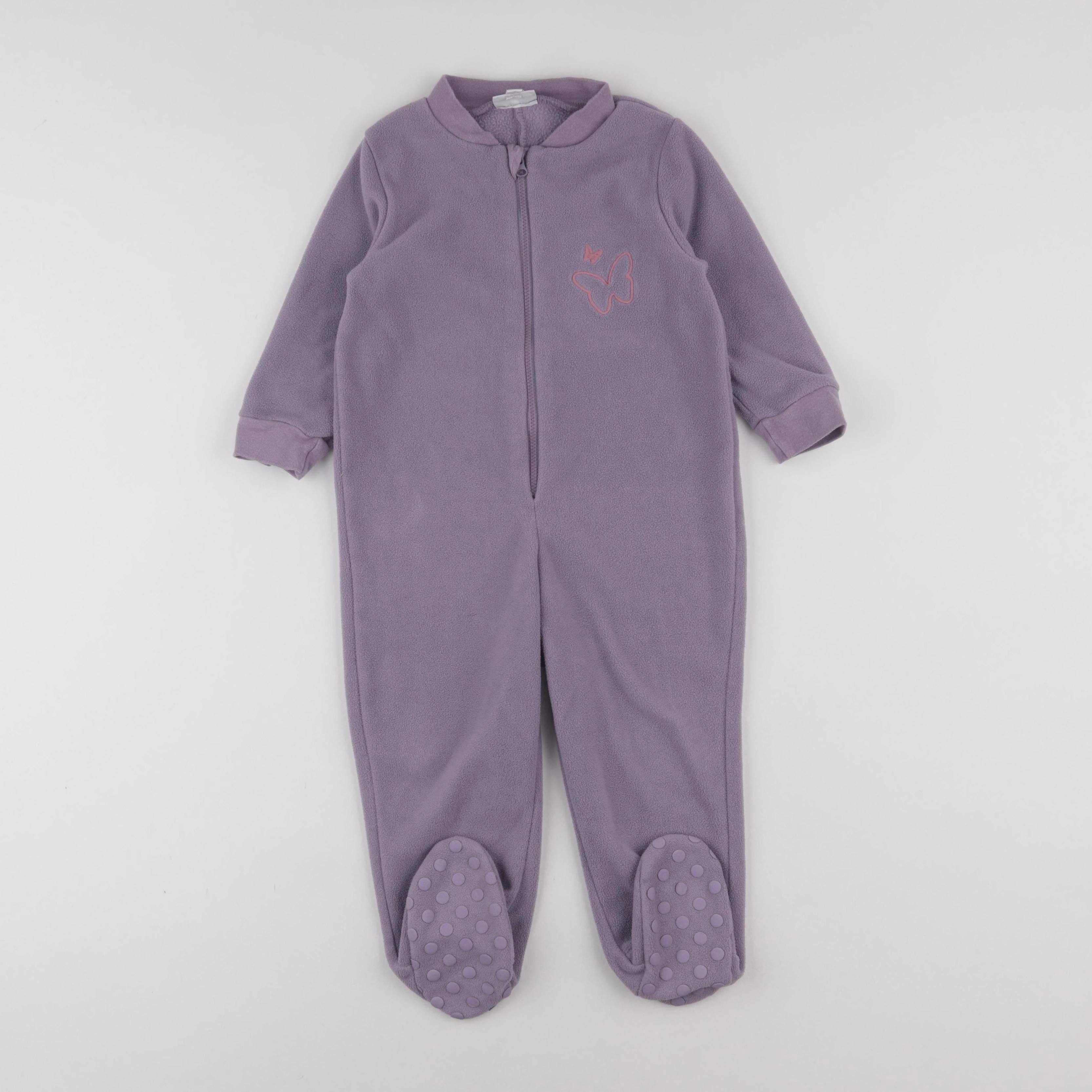 Vertbaudet - pyjama coton violet - 2 ans